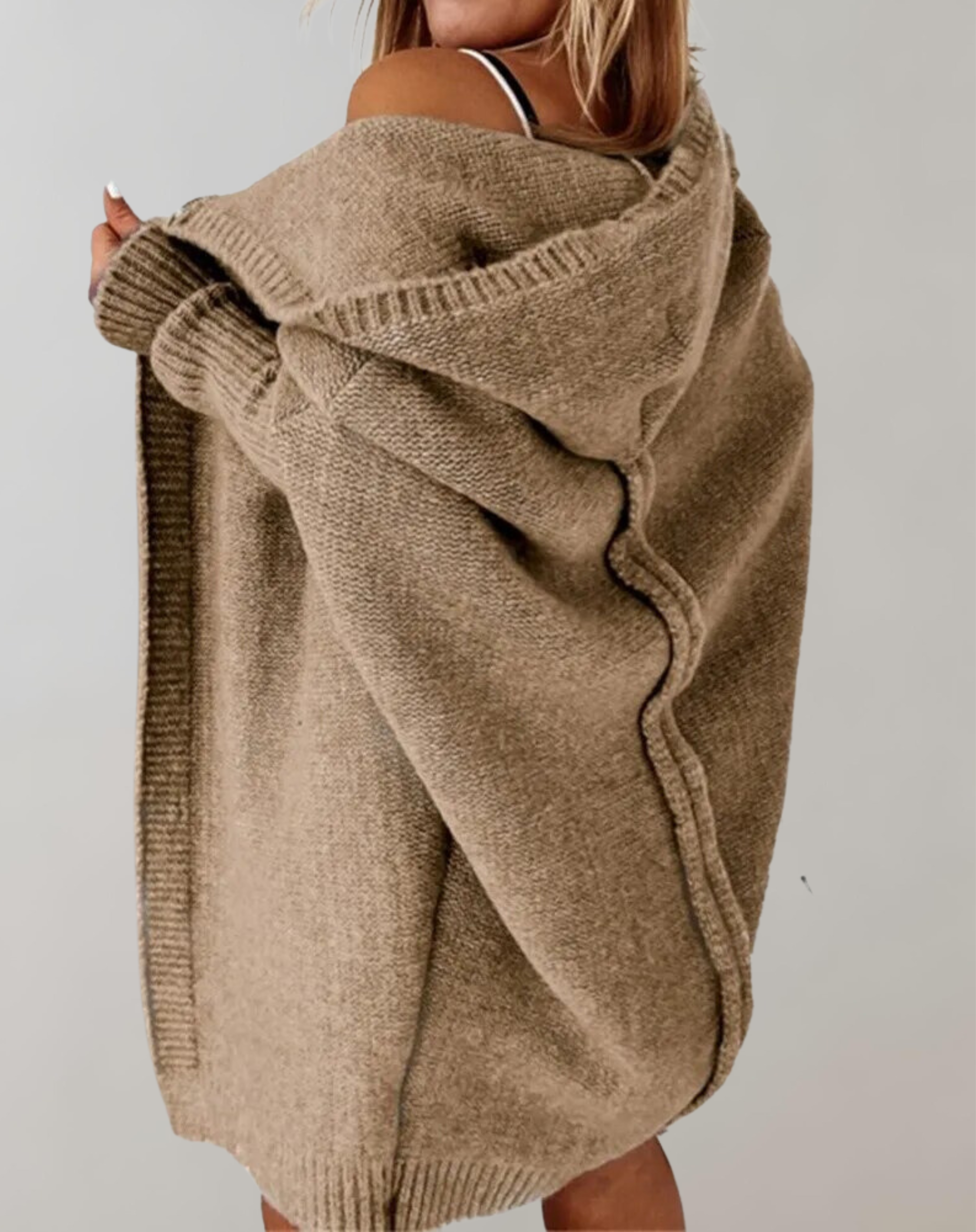 Hannah - Pullover Lange Strickjacke