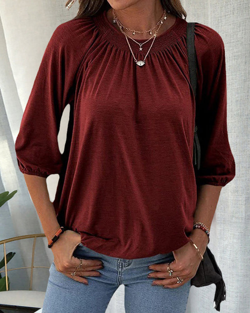 Ahana | Modische Baumwollpullover mit Rundhals