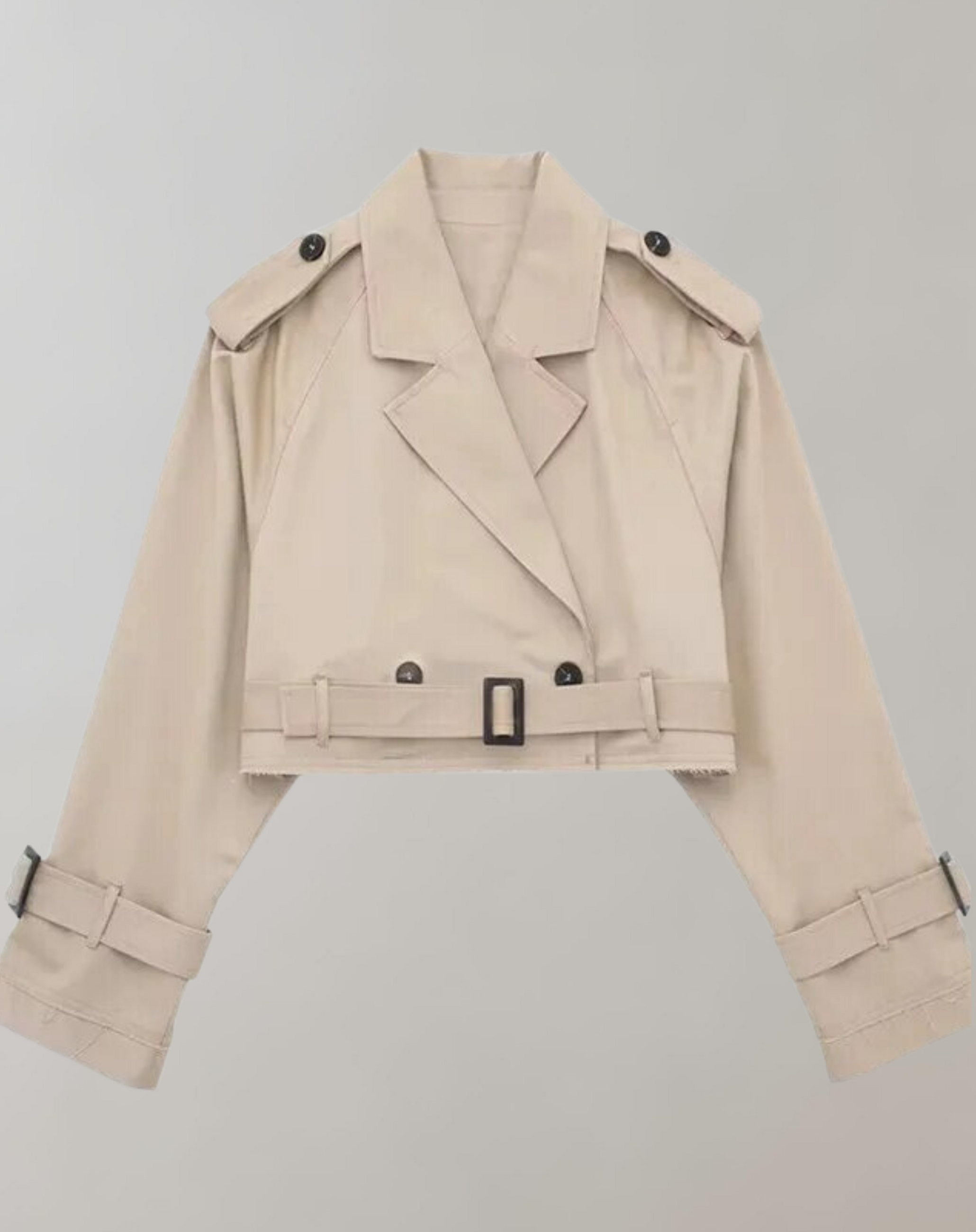 Saskia -  Herbstlicher  Trenchcoat  Ärmeln