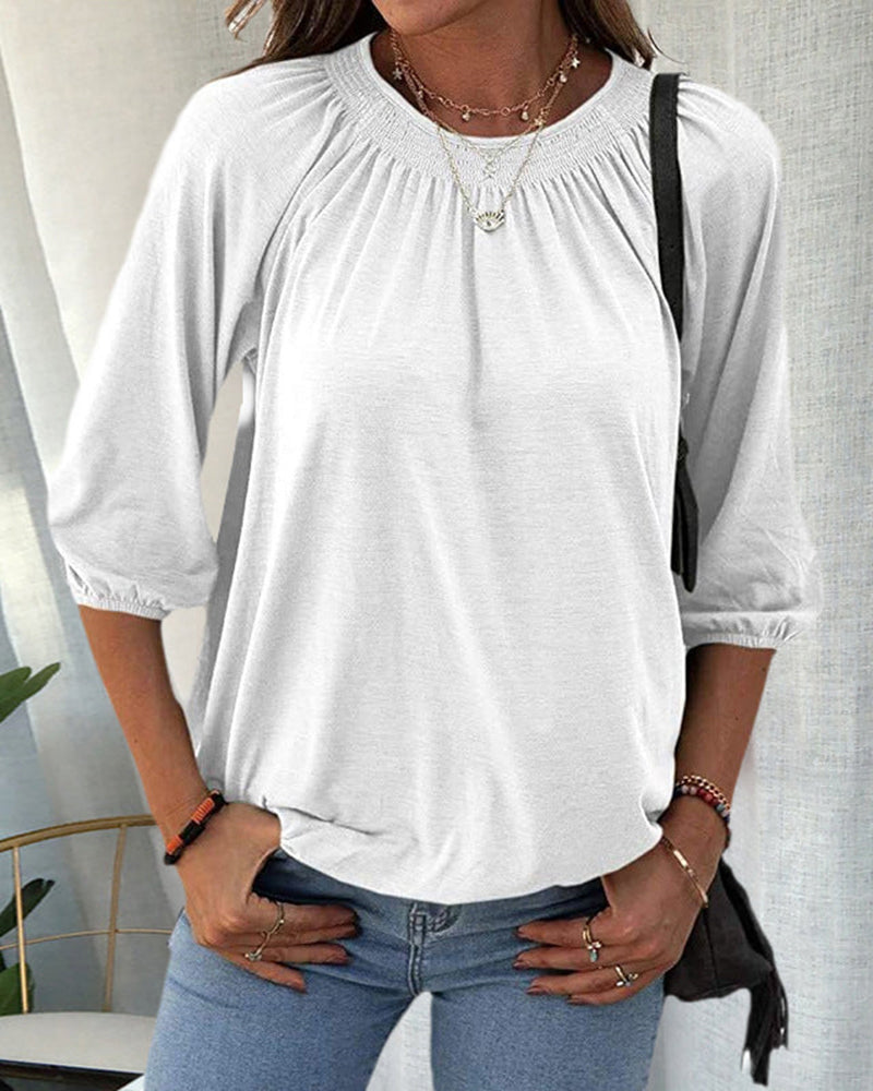 Ahana | Modische Baumwollpullover mit Rundhals
