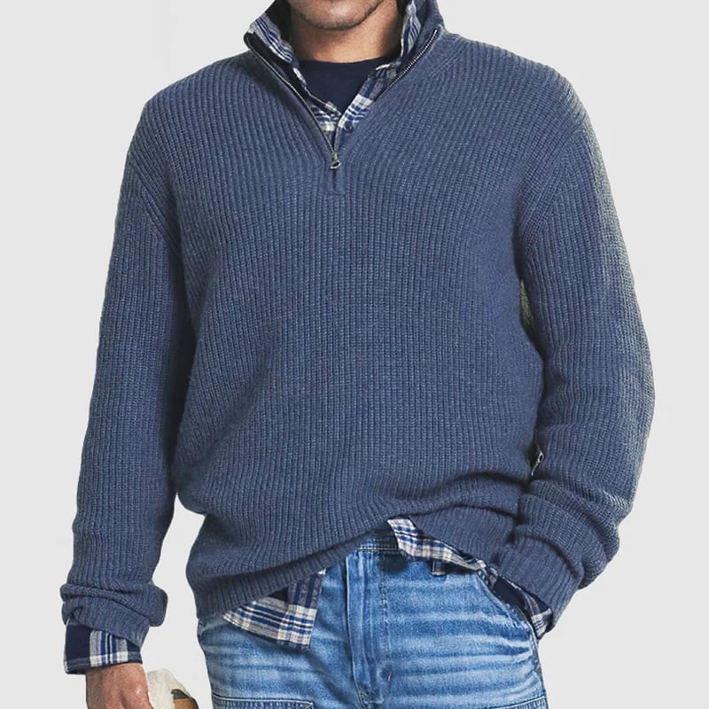 Stylischer Baumwollpullover für Herren – Komfort und Eleganz in Einem