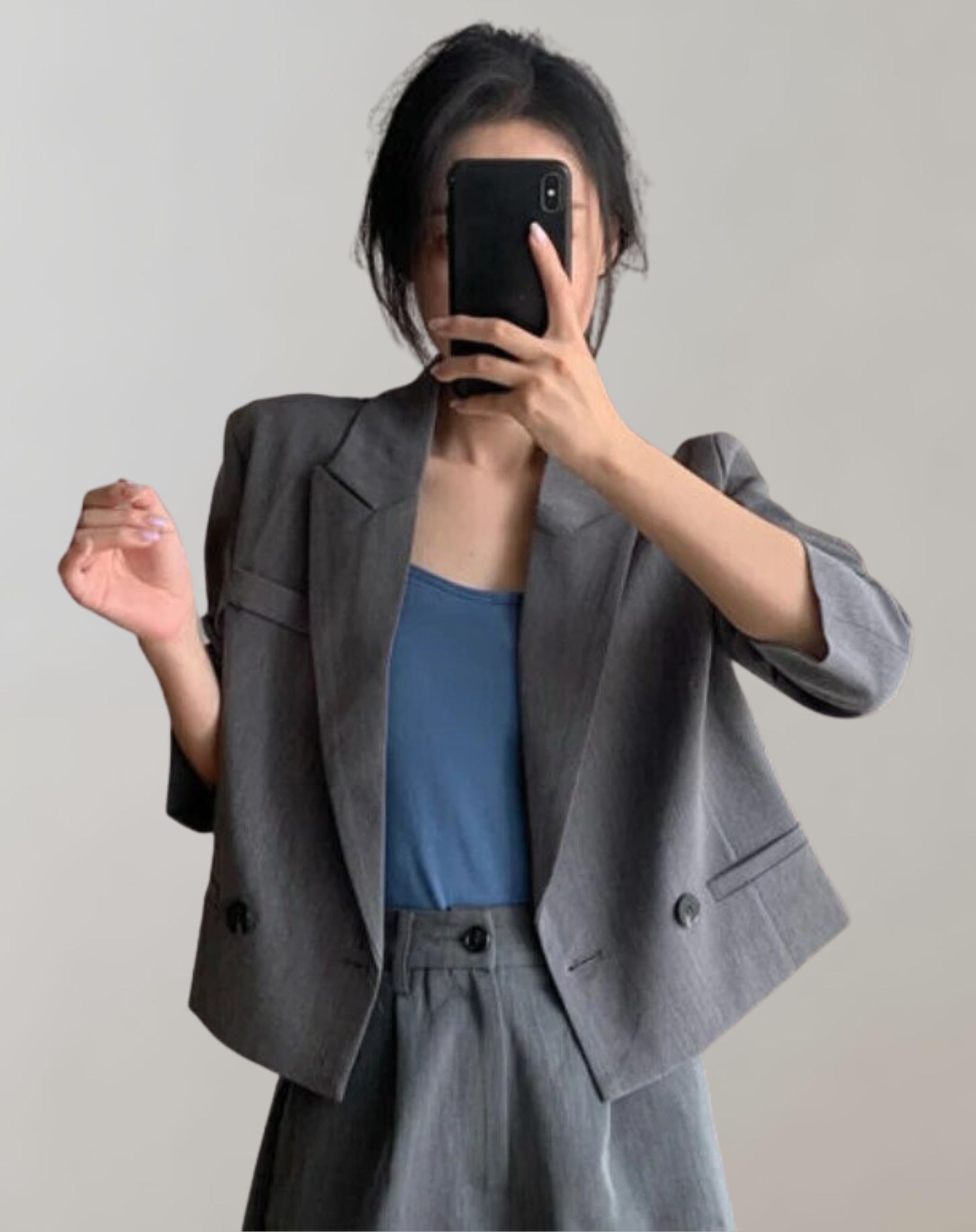 Henrieta - Elegant Solid Pockets Beliebt