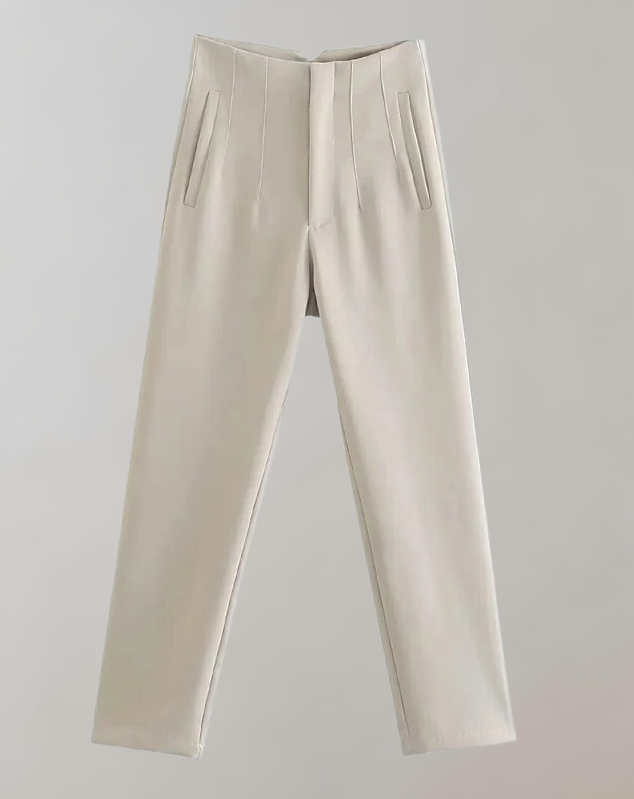 Alexa - Solide  Vintage Hohe Fliege Hosen