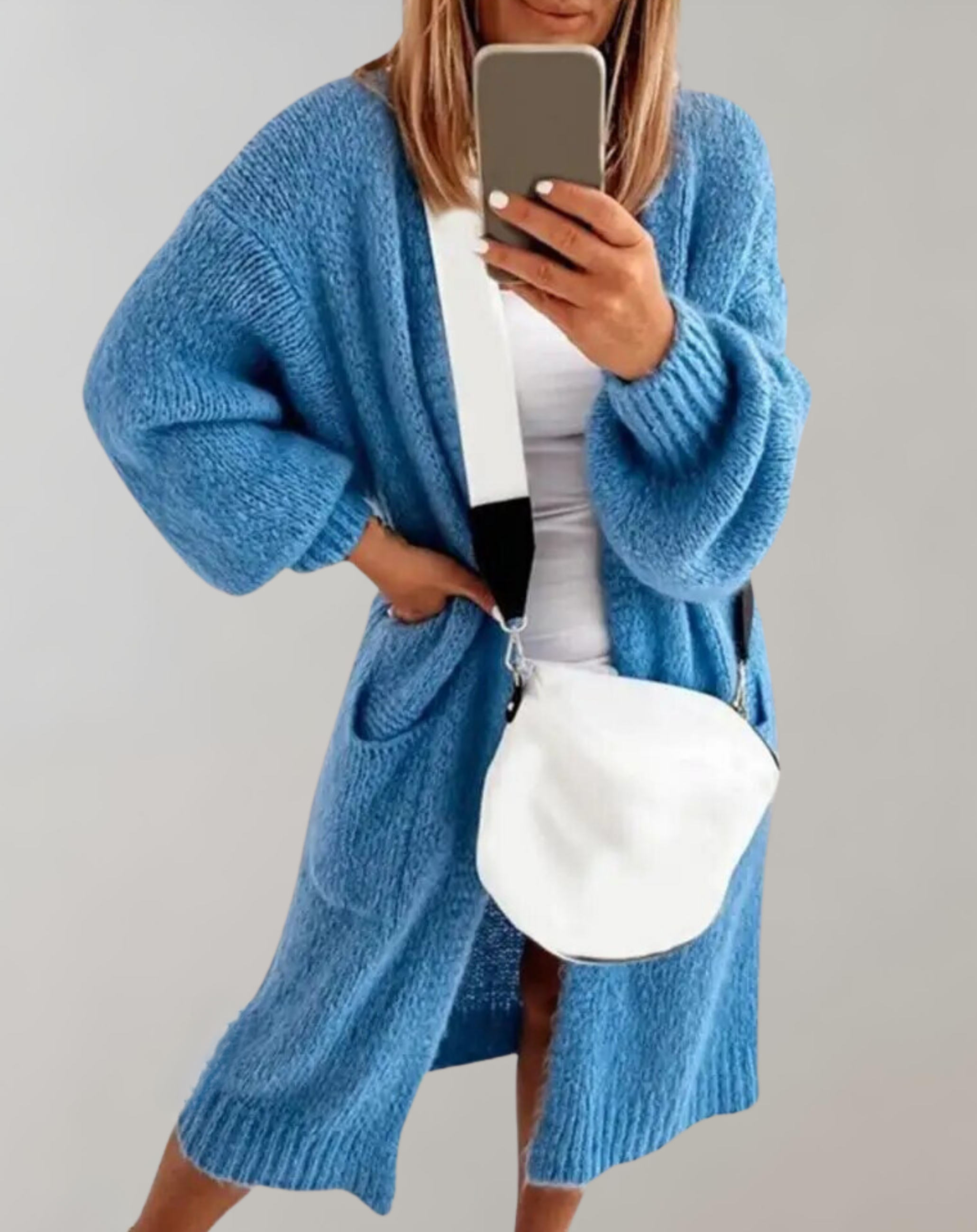 Silke - Langen Ärmeln Strickjacke