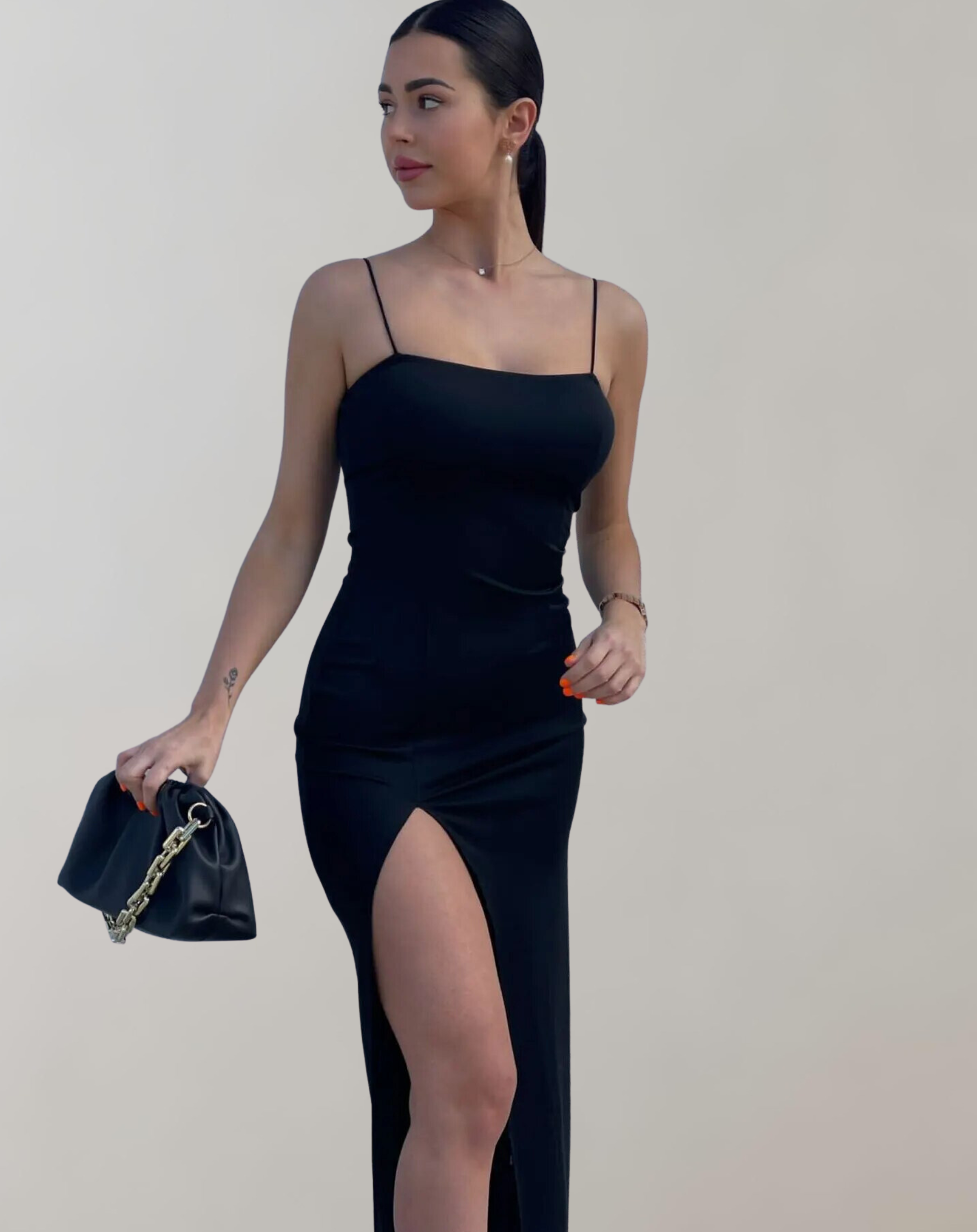 Dapne - Frühling Basic Bodycon Lace Up