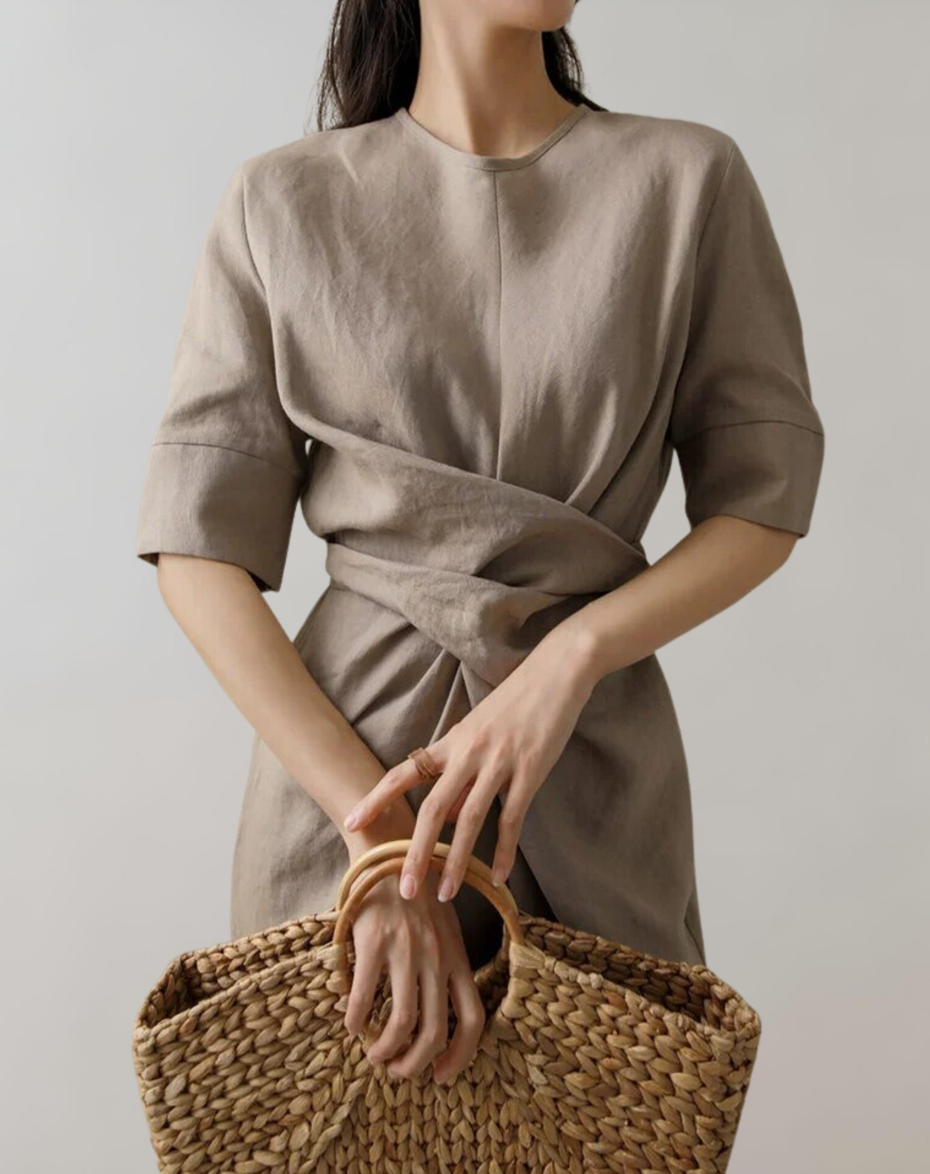 Helga - Kleid Schleife Taschen