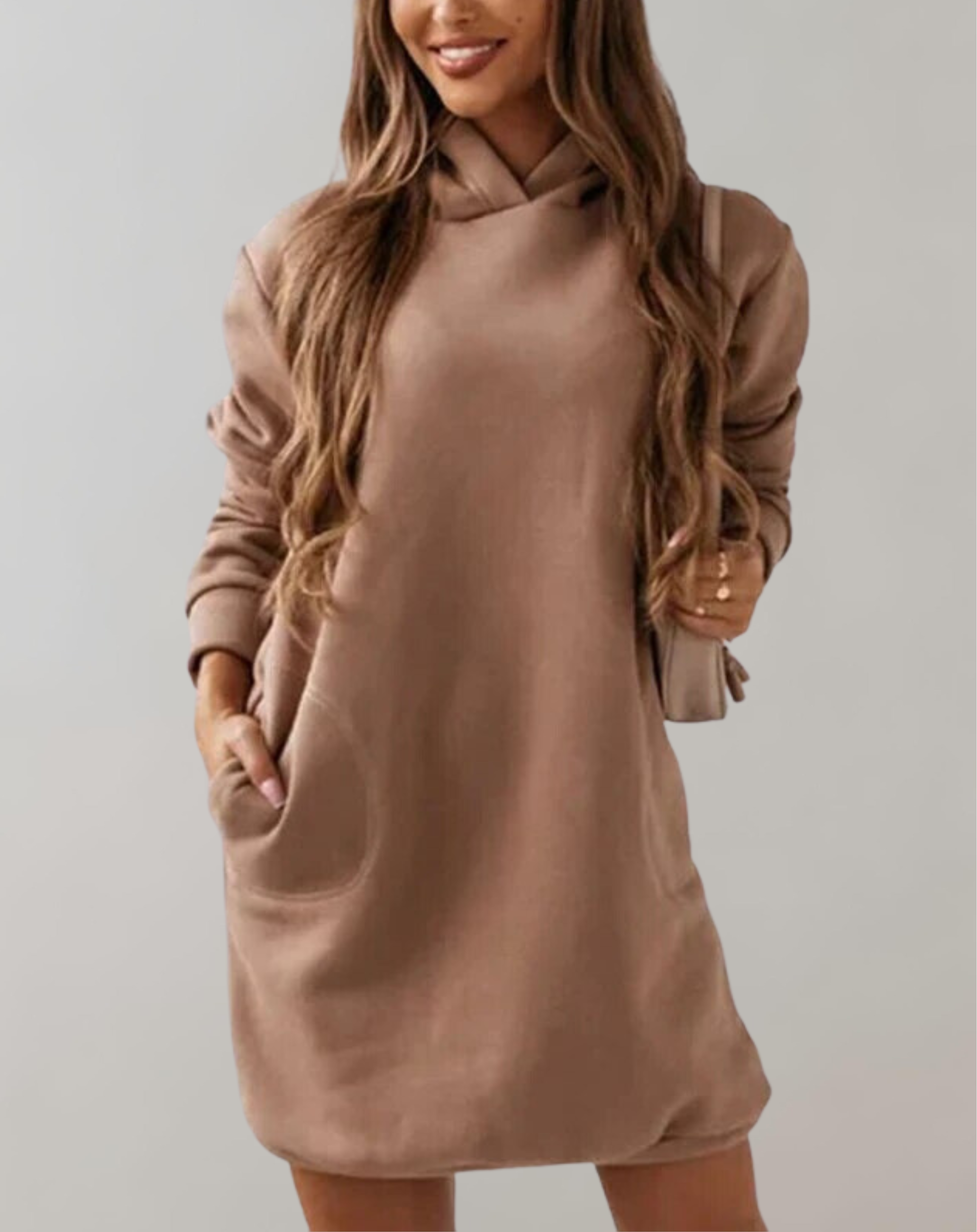 Alexandra - Lässiges Kapuzenkleid