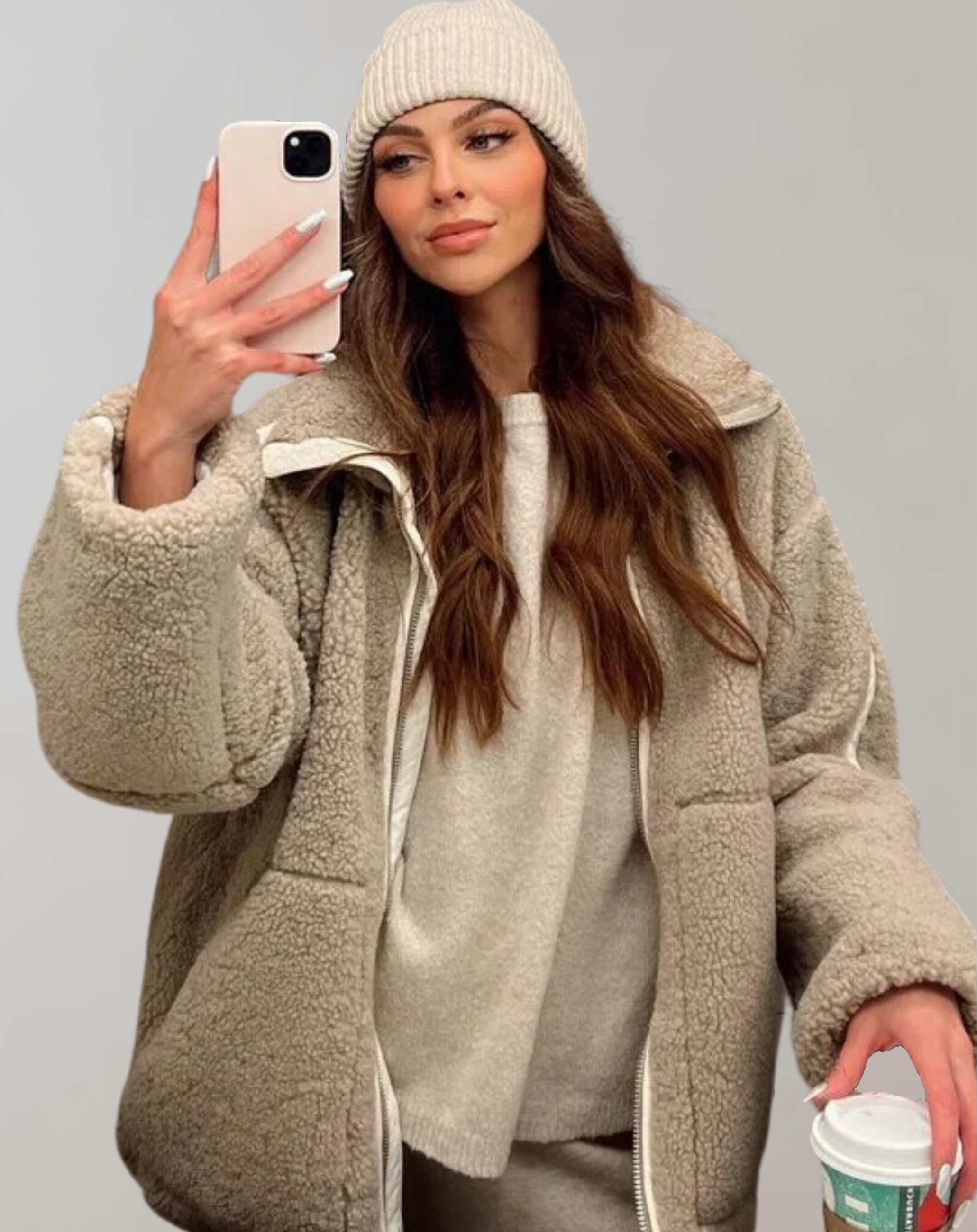 Janina - Winter Langarm Rollkragenpullover