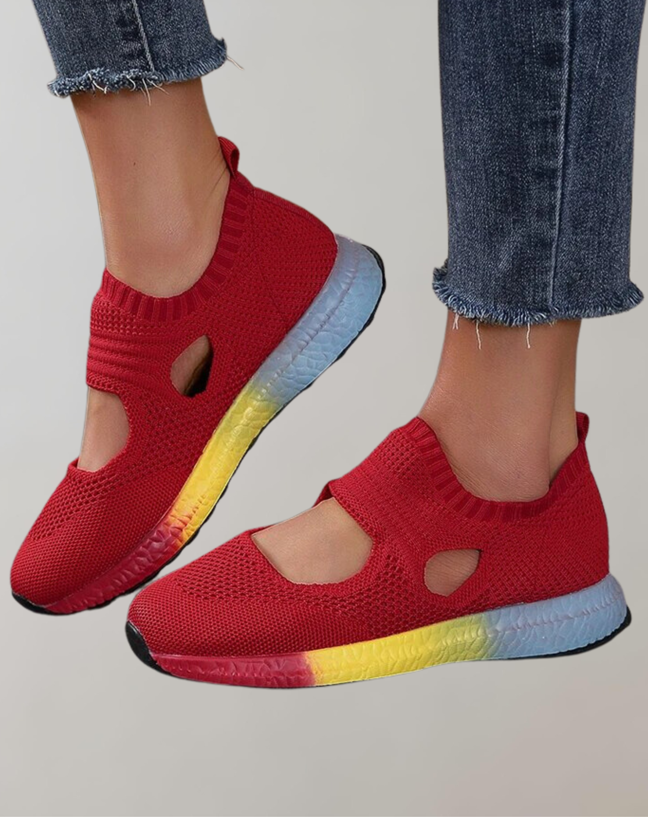 Christa - Frauen Mesh Turnschuhe Hohle Schuhe