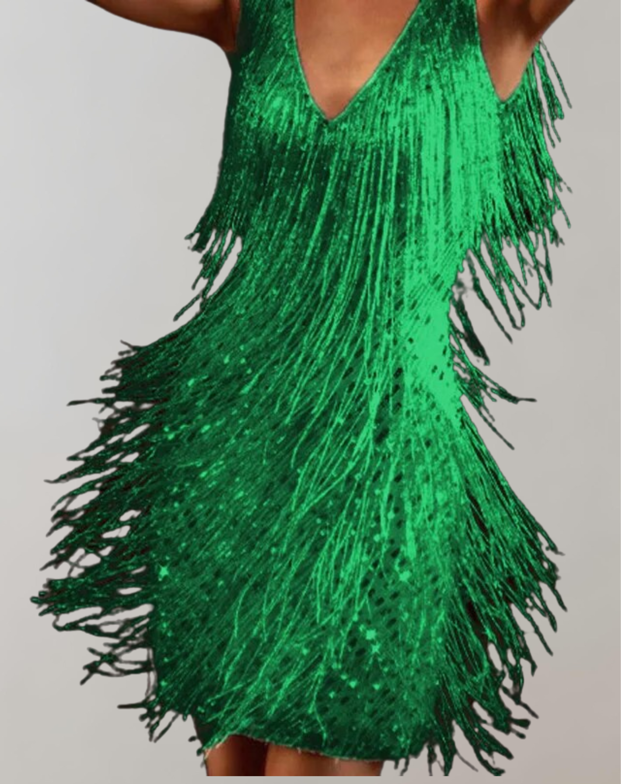 Jessica - Quasten-Tanz-Minikleid