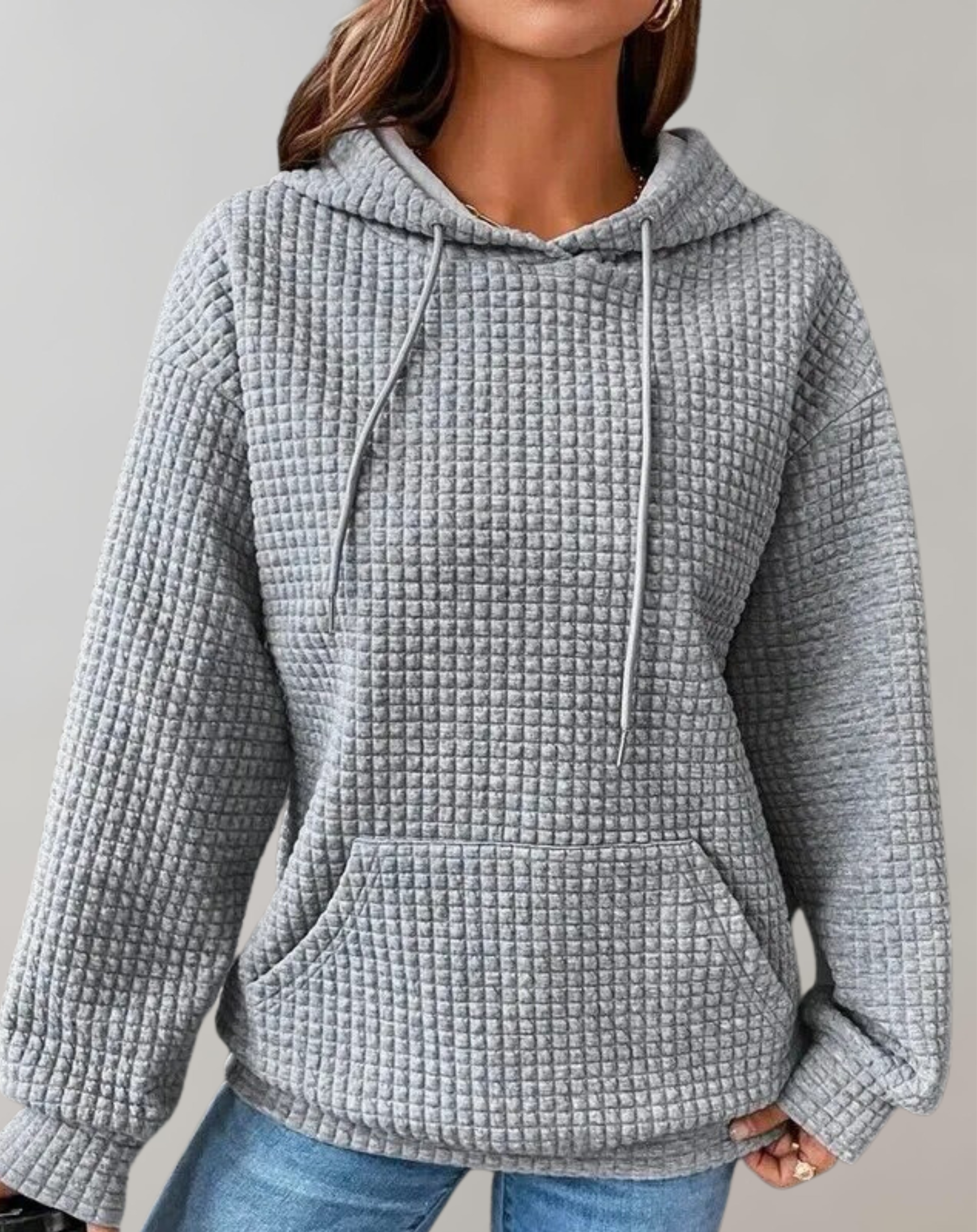 Hilde - Winter Kapuzenpulli mit Rundhalsausschnitt