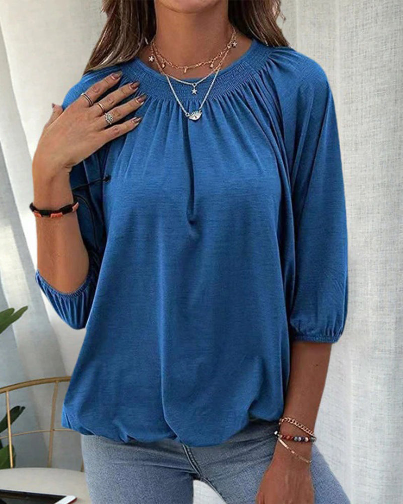 Ahana | Modische Baumwollpullover mit Rundhals