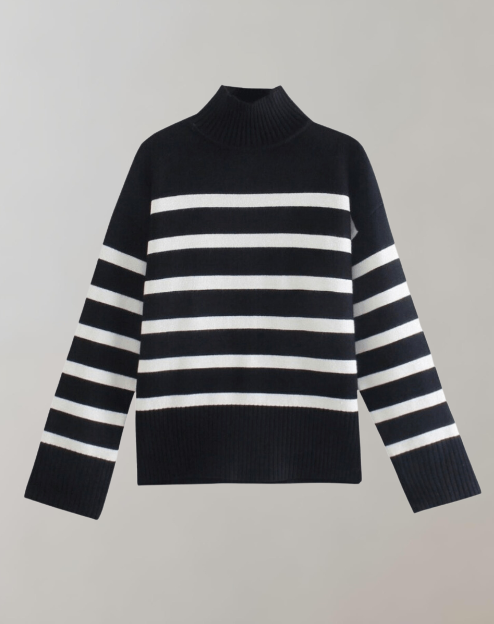 Emma - Modischer gestreifter Pullover
