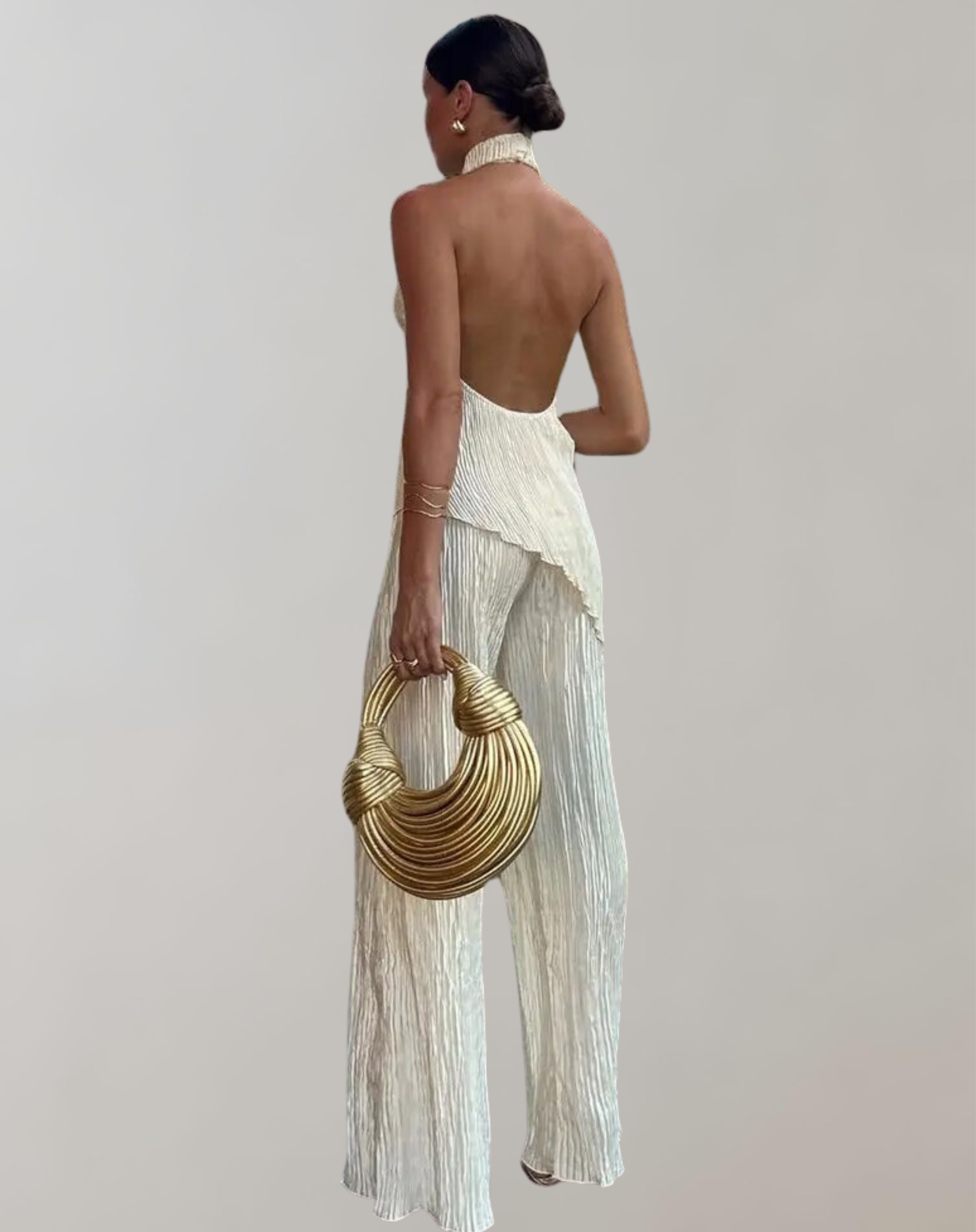 Bethany - Schalkragen Schulterfreies Anzug