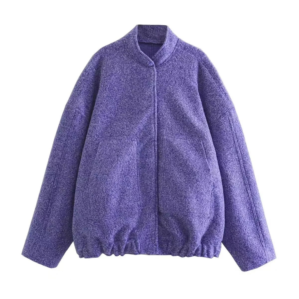 WOLFF Oversized Bomberjacke für Herbst und Winter