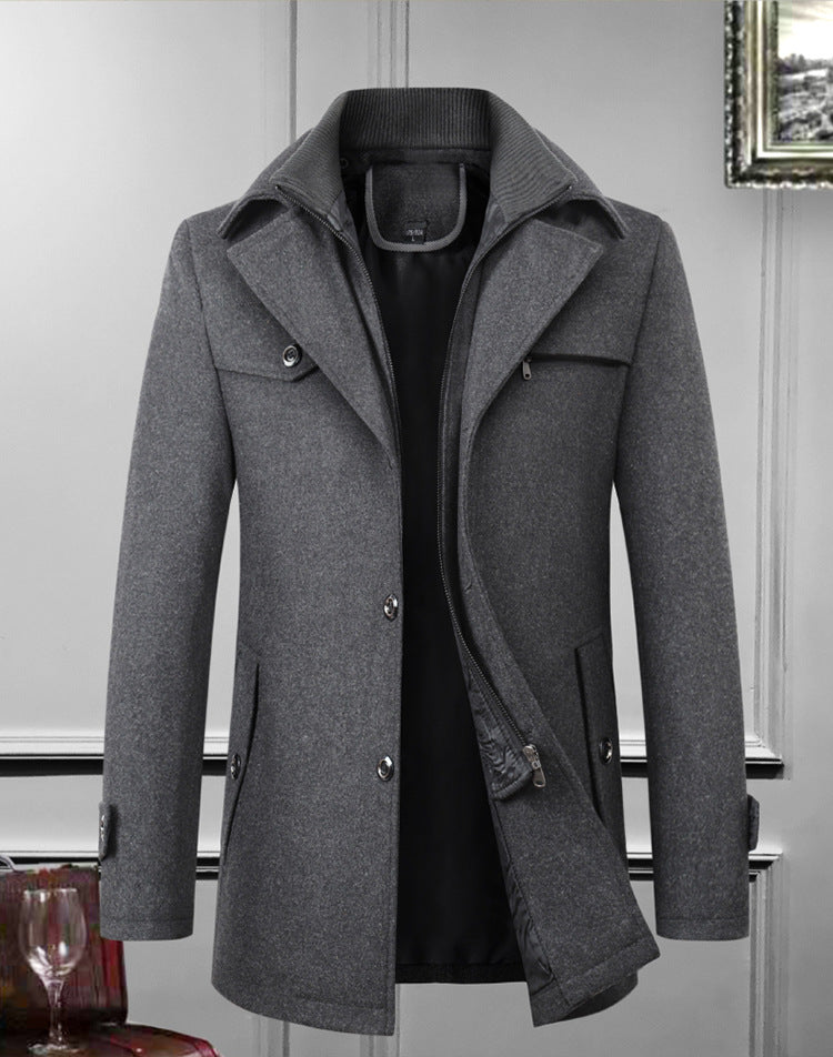 Simos | Elegante, vielseitige Business-Casual-Jacke mit Reißverschluss