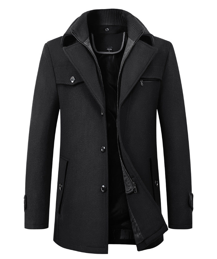 Simos | Elegante, vielseitige Business-Casual-Jacke mit Reißverschluss
