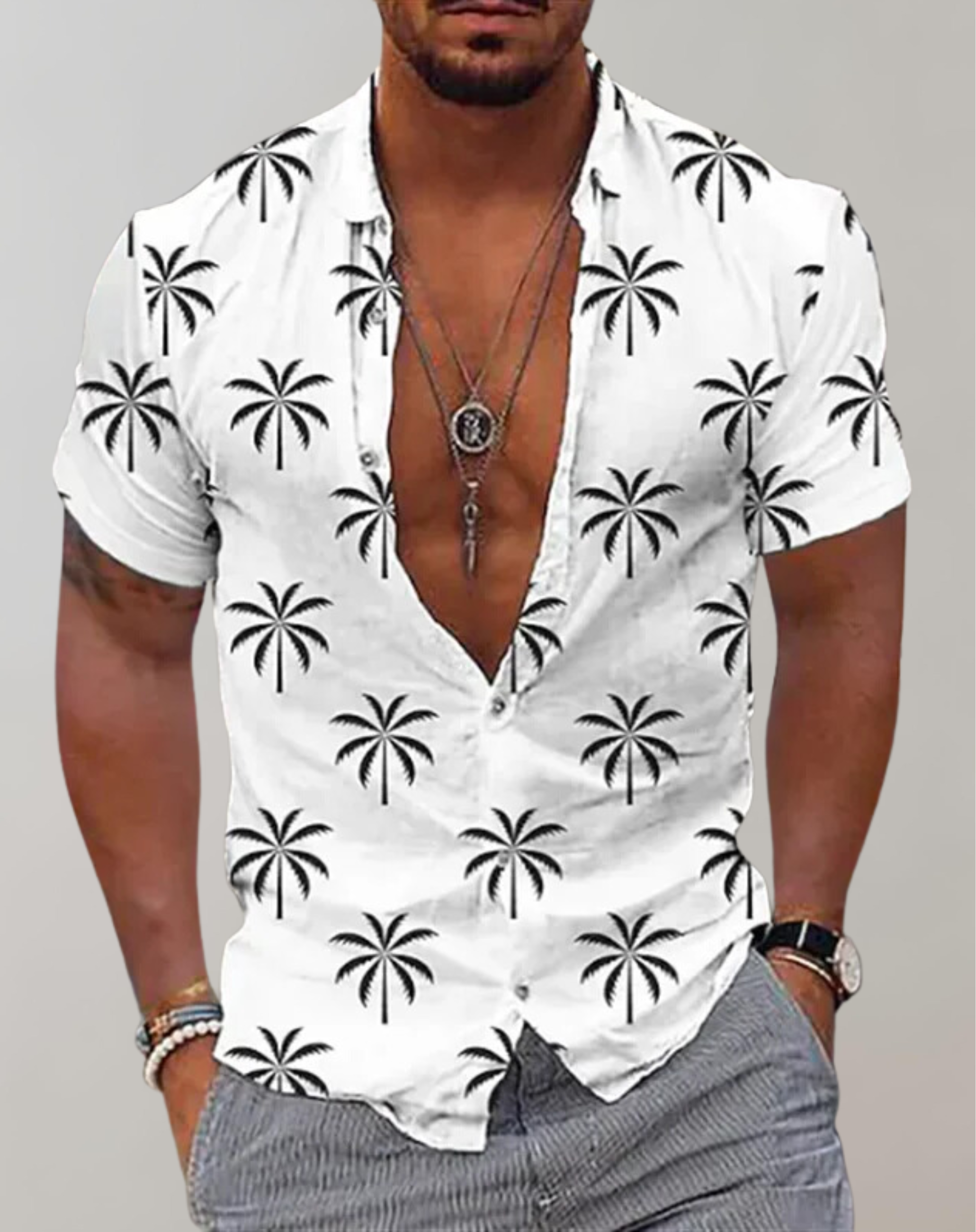 Miguel - Hawaii-Hemd Kurzarm