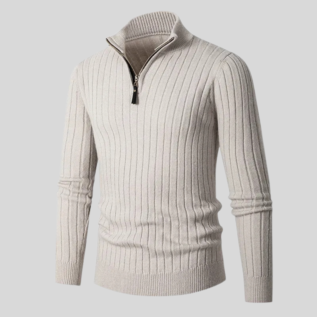 Luxe Herrenpullover mit Reißverschluss für stilvolle Outfits