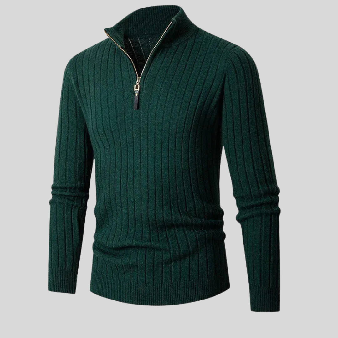 Luxe Herrenpullover mit Reißverschluss für stilvolle Outfits