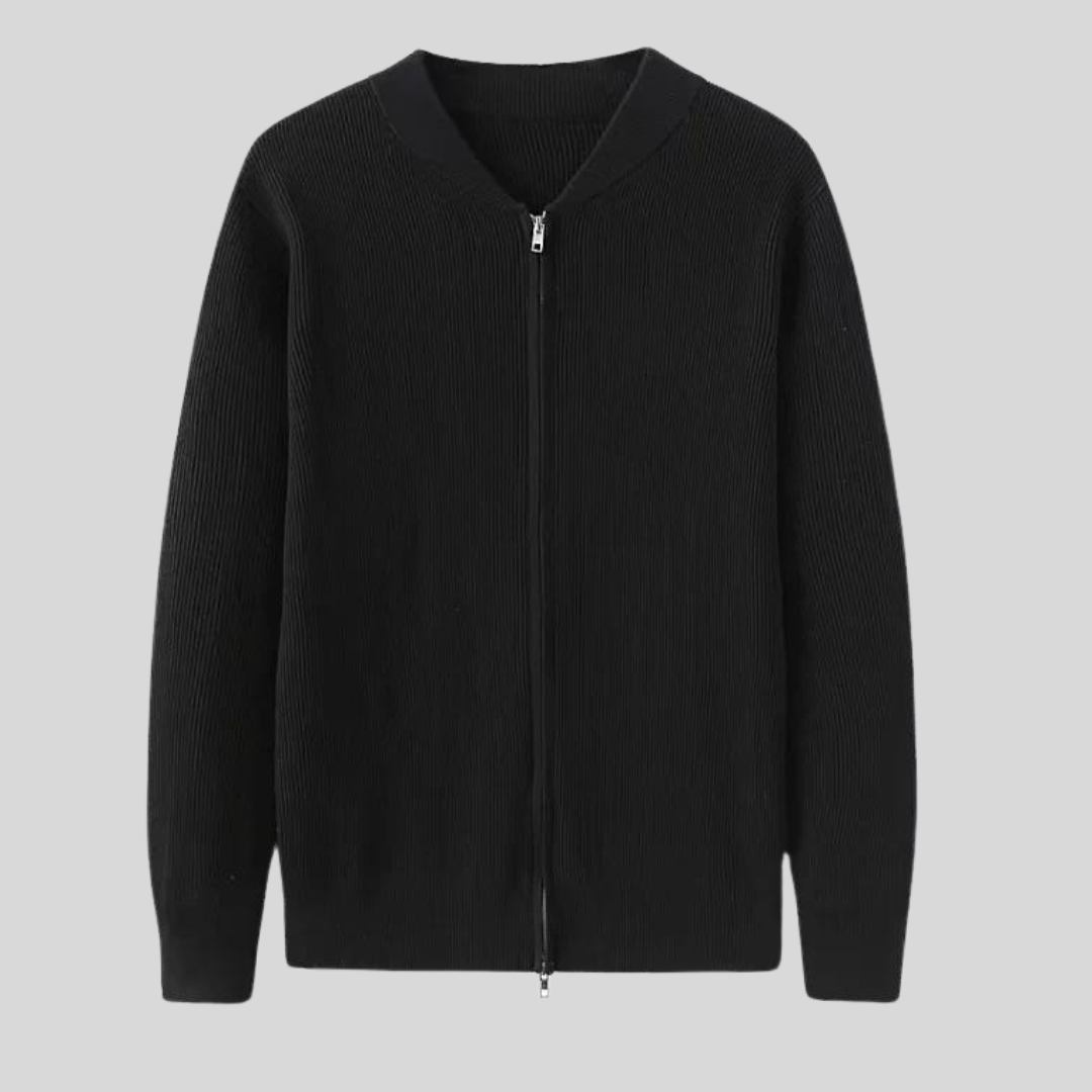 Elegantes Herren-Gilet mit hochwertigem Baumwollmaterial und modernem Reißverschluss