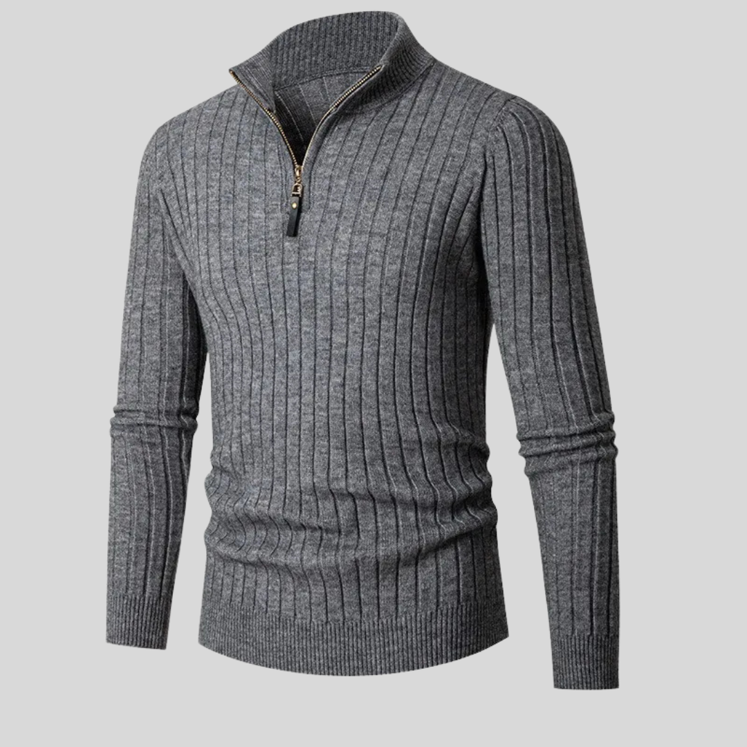 Luxe Herrenpullover mit Reißverschluss für stilvolle Outfits