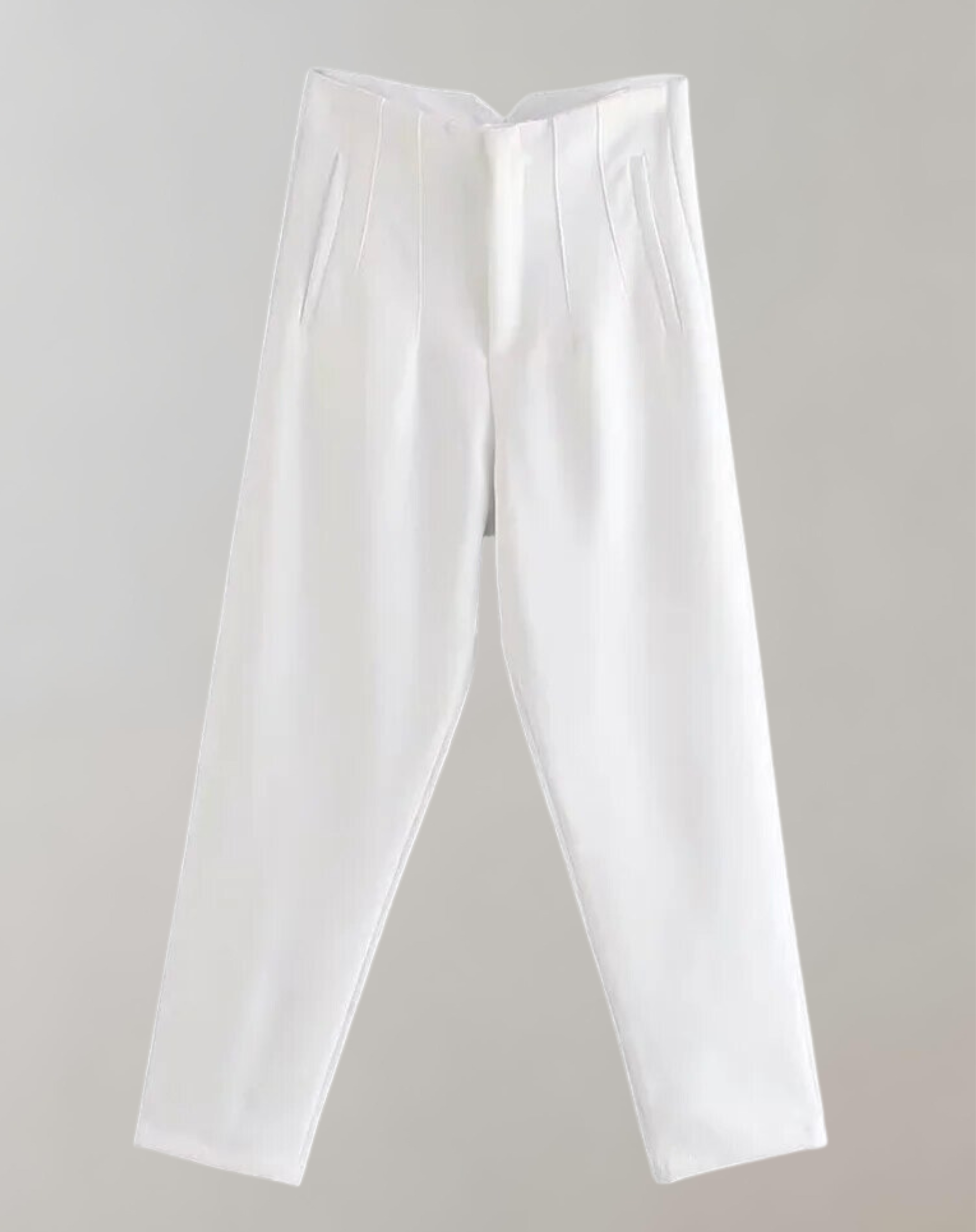 Alexa - Solide  Vintage Hohe Fliege Hosen
