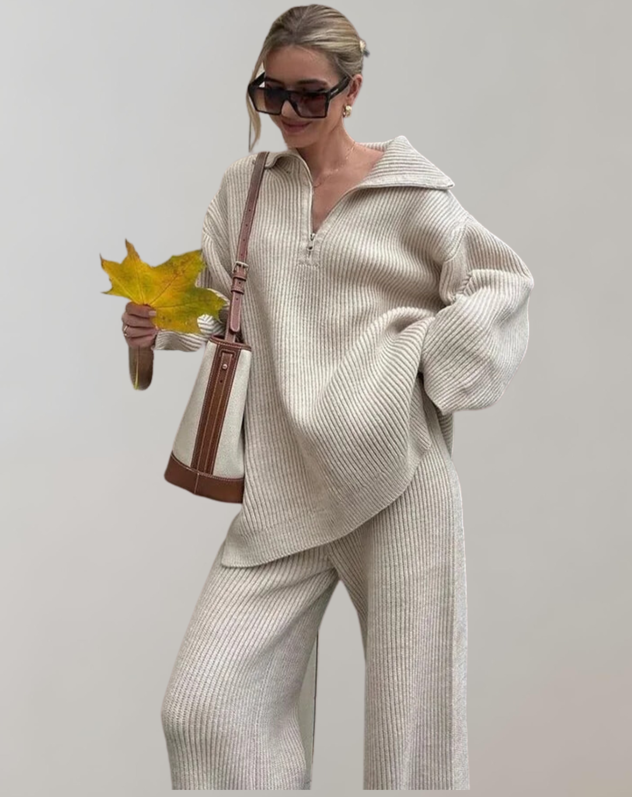 Celeste - Übergroßer Damen Strickpullover