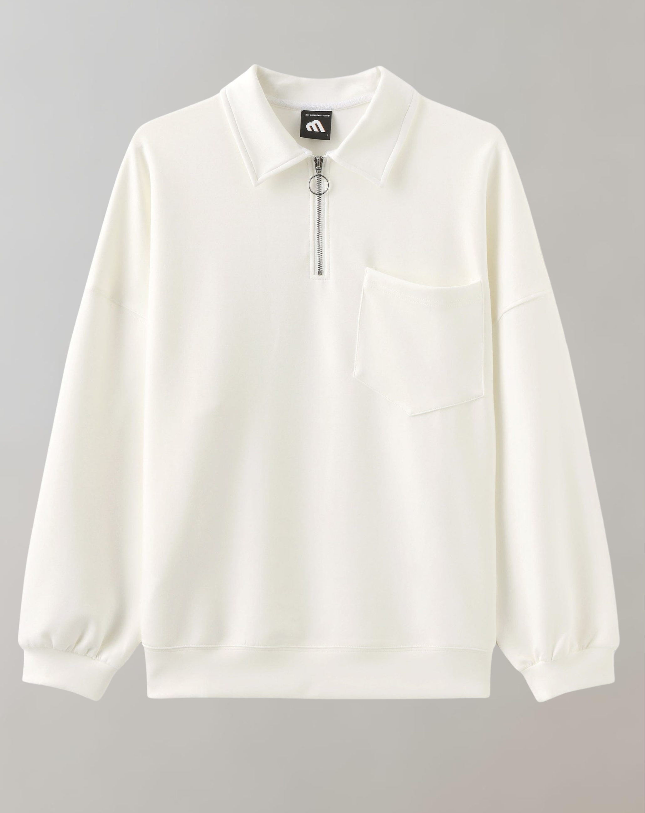 Angelo Oversized Sweatshirt mit Kragen