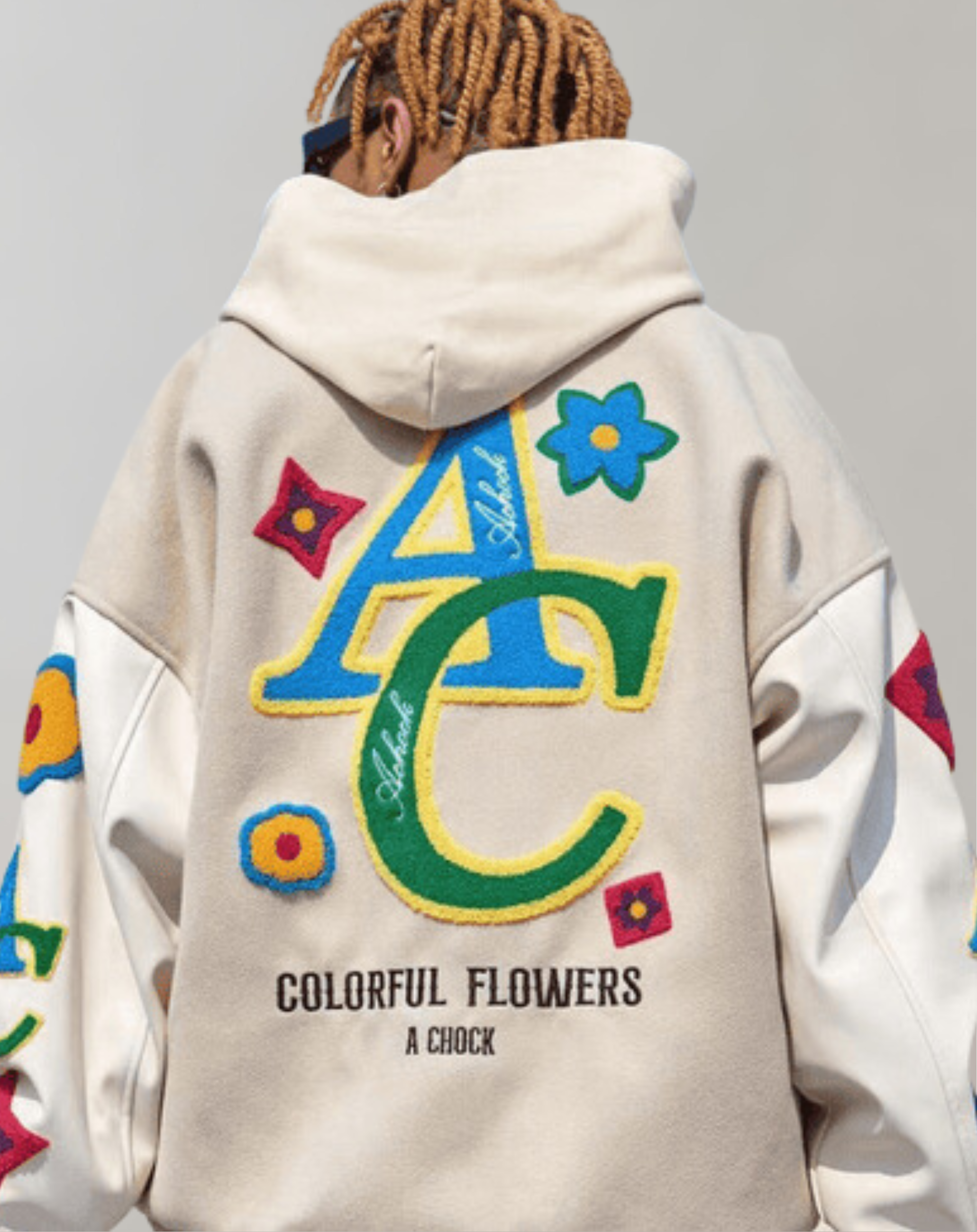 Alessio - Amerikanische College-Jacke mit Stickerei