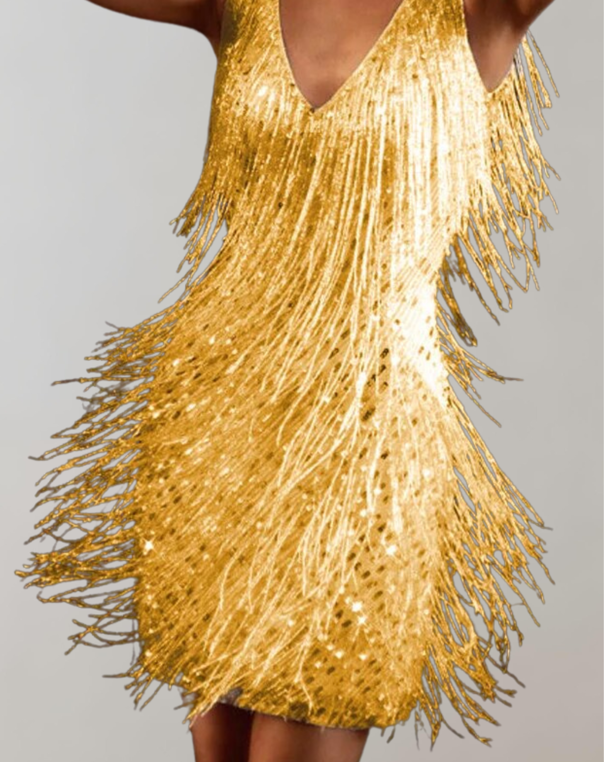 Jessica - Quasten-Tanz-Minikleid
