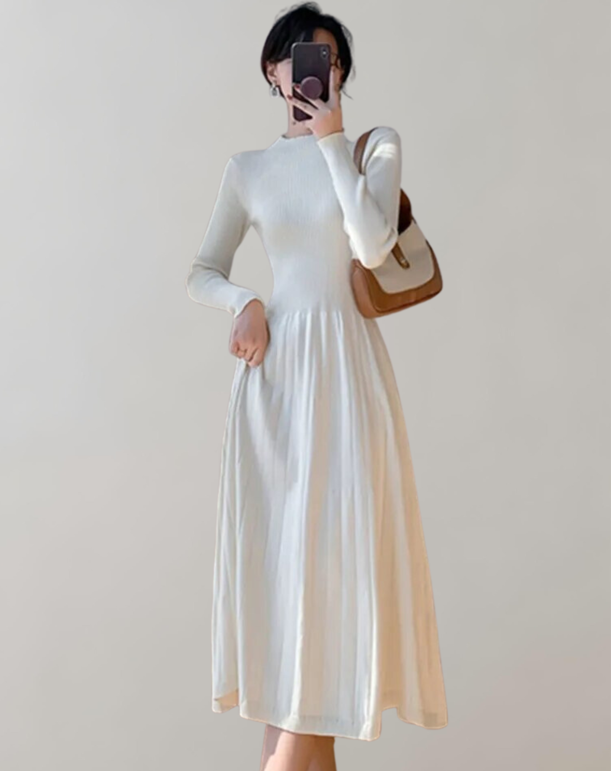 Geressa - Langärmeliges Kleid