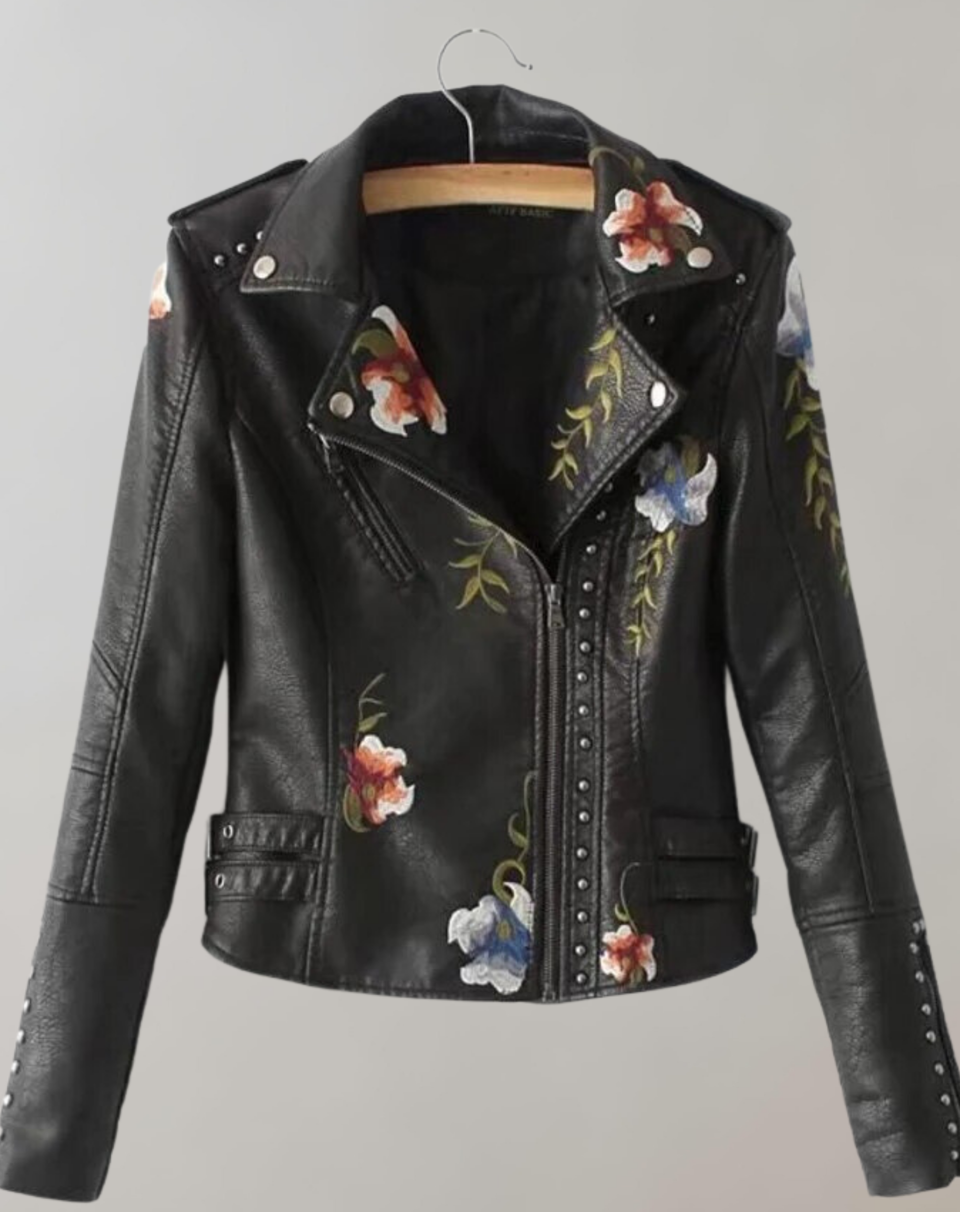 Margot – Bestickte Lederjacke