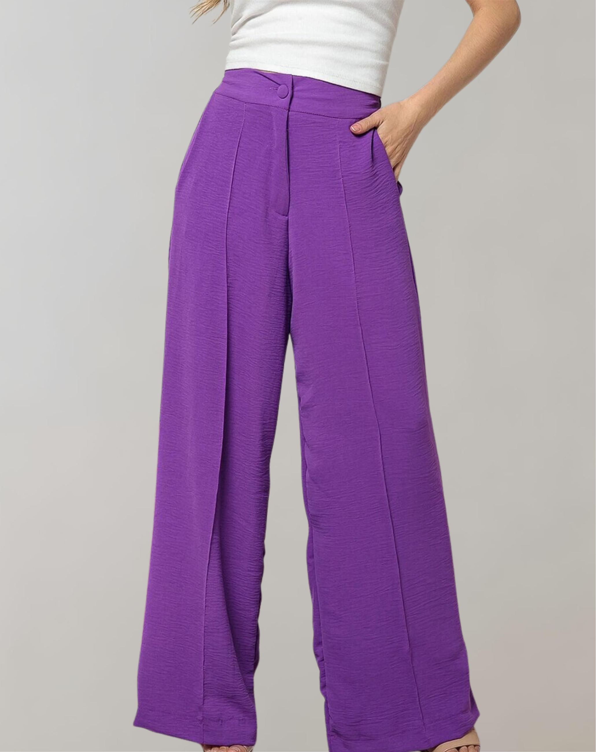 Elberta - Lange Hose mit weitem Bund