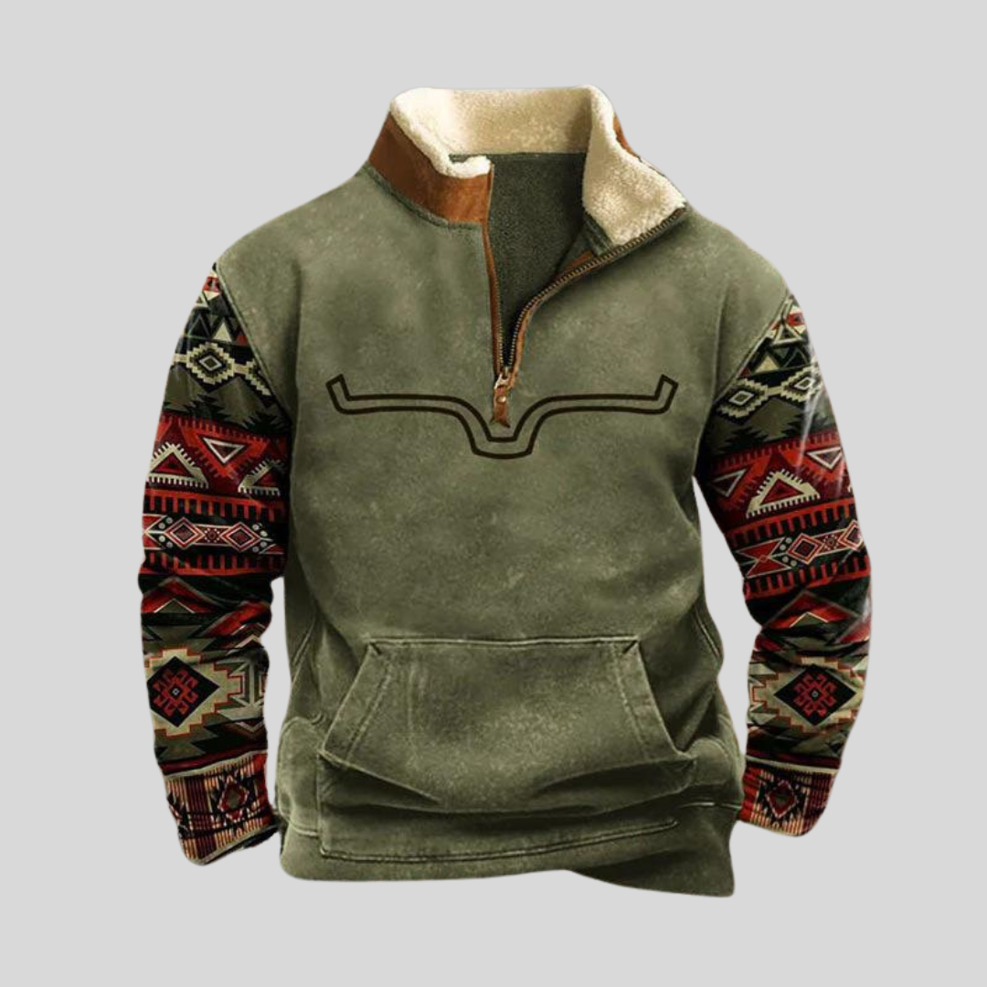 Vintage Herrenpullover mit klassischem Stil und zeitloser Eleganz