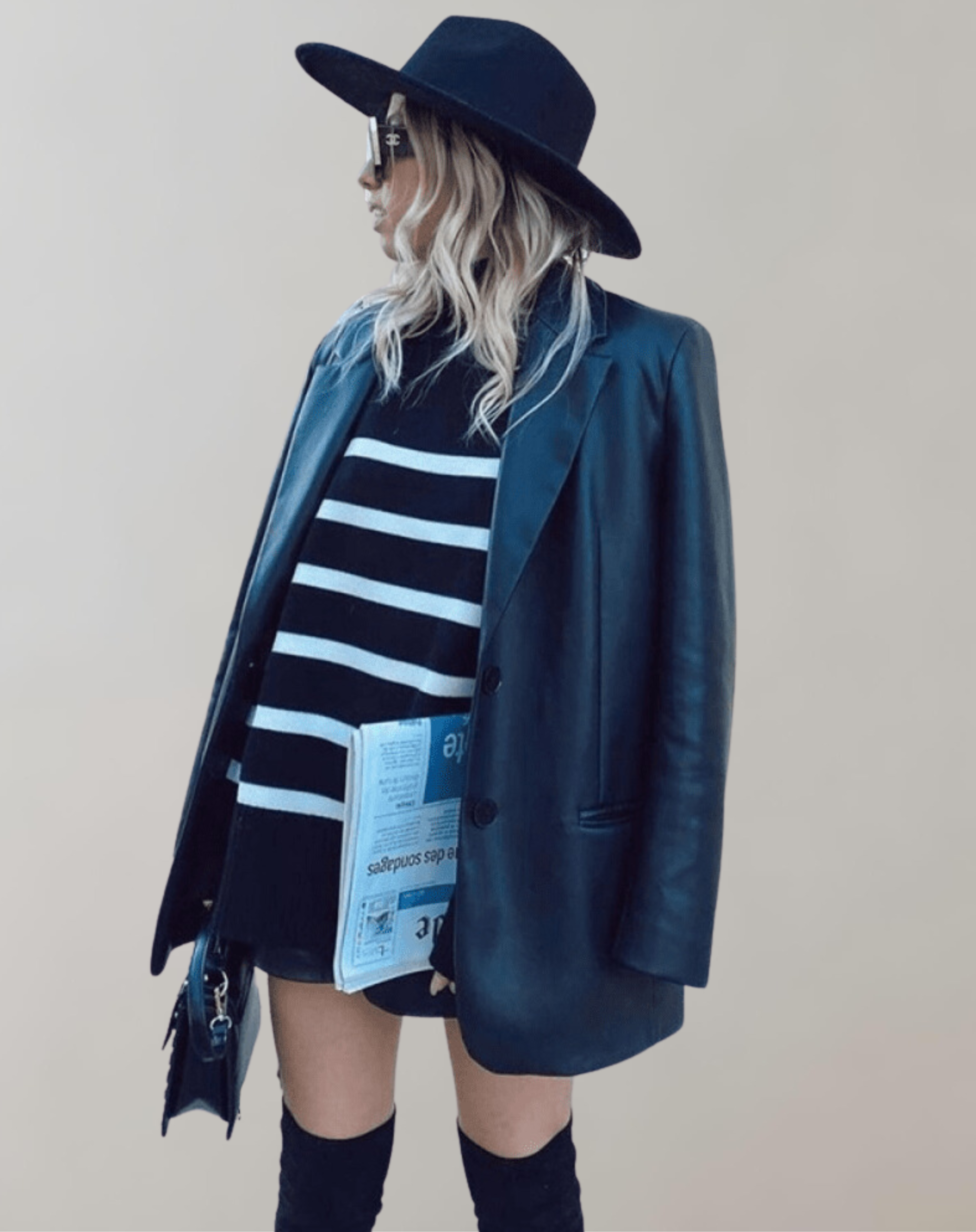Emma - Modischer gestreifter Pullover