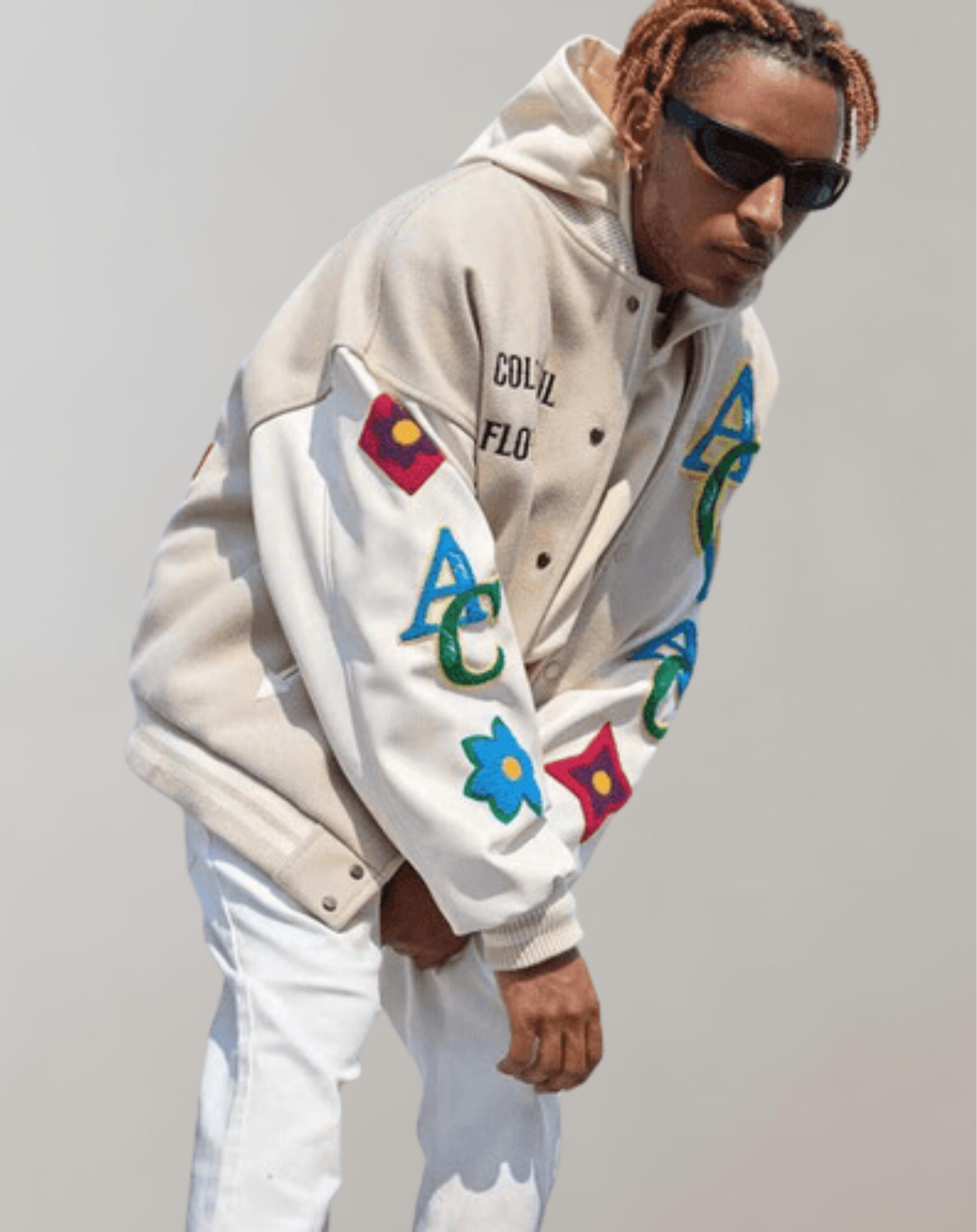 Alessio - Amerikanische College-Jacke mit Stickerei
