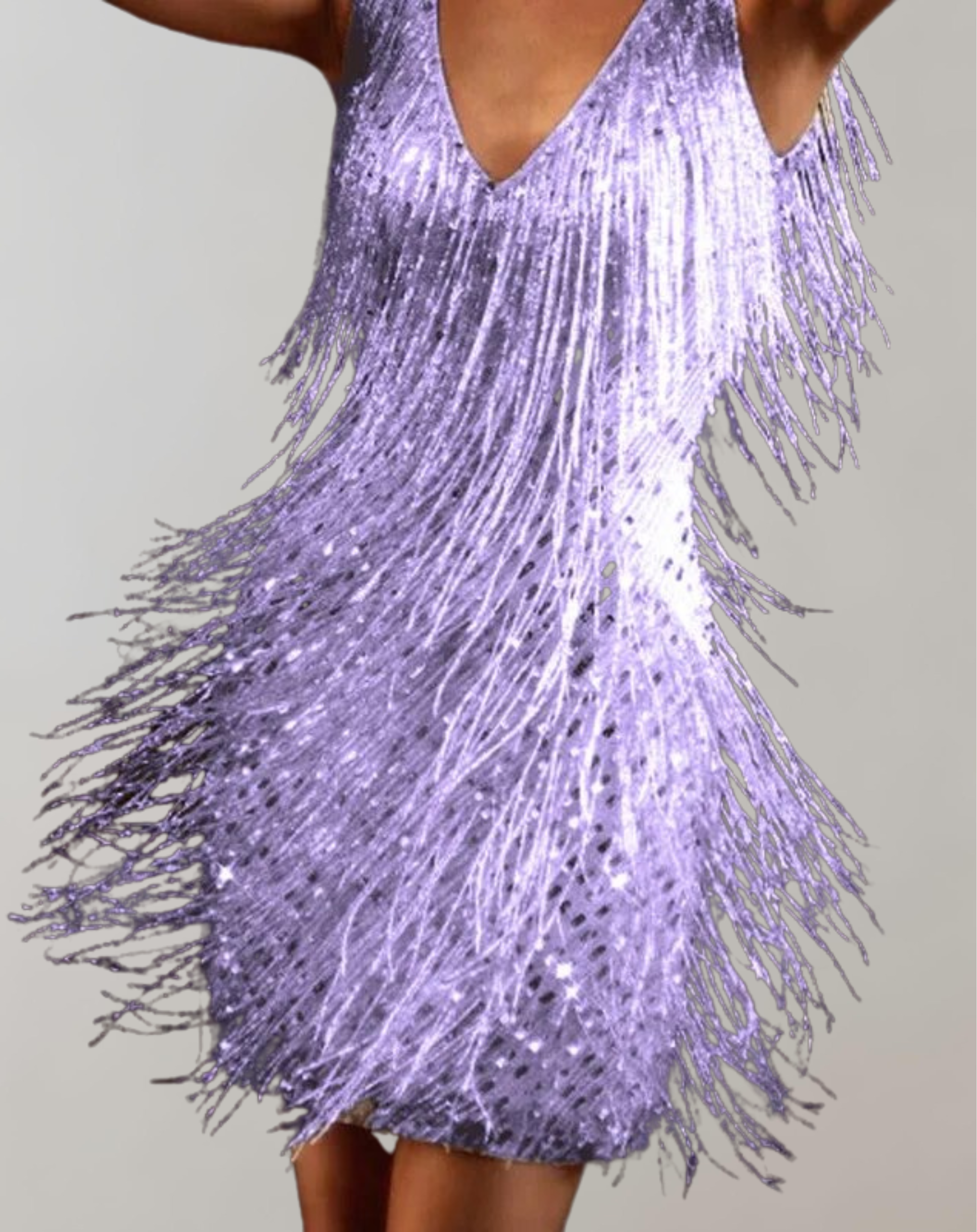 Jessica - Quasten-Tanz-Minikleid