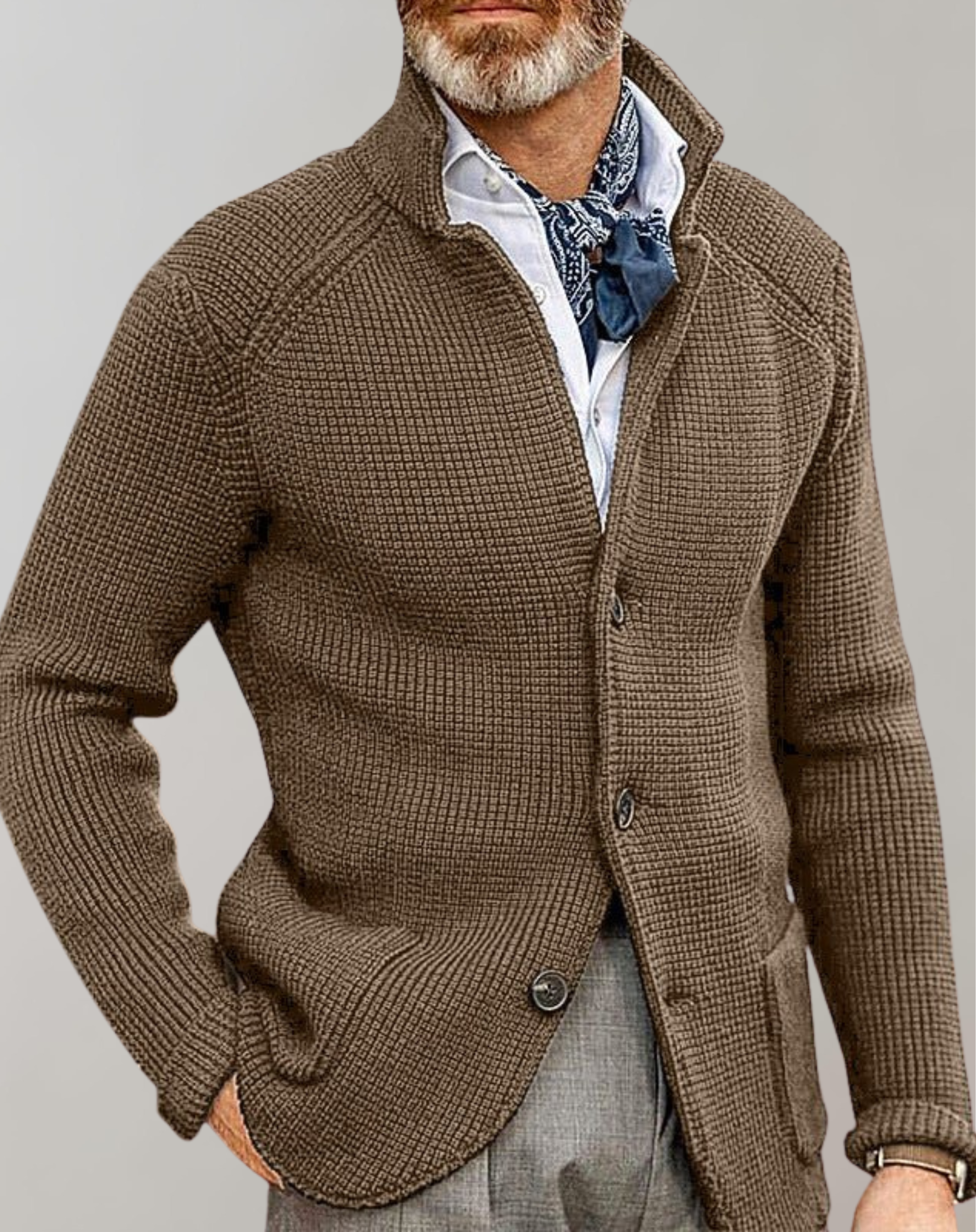 Luca - Heren Strickjacke