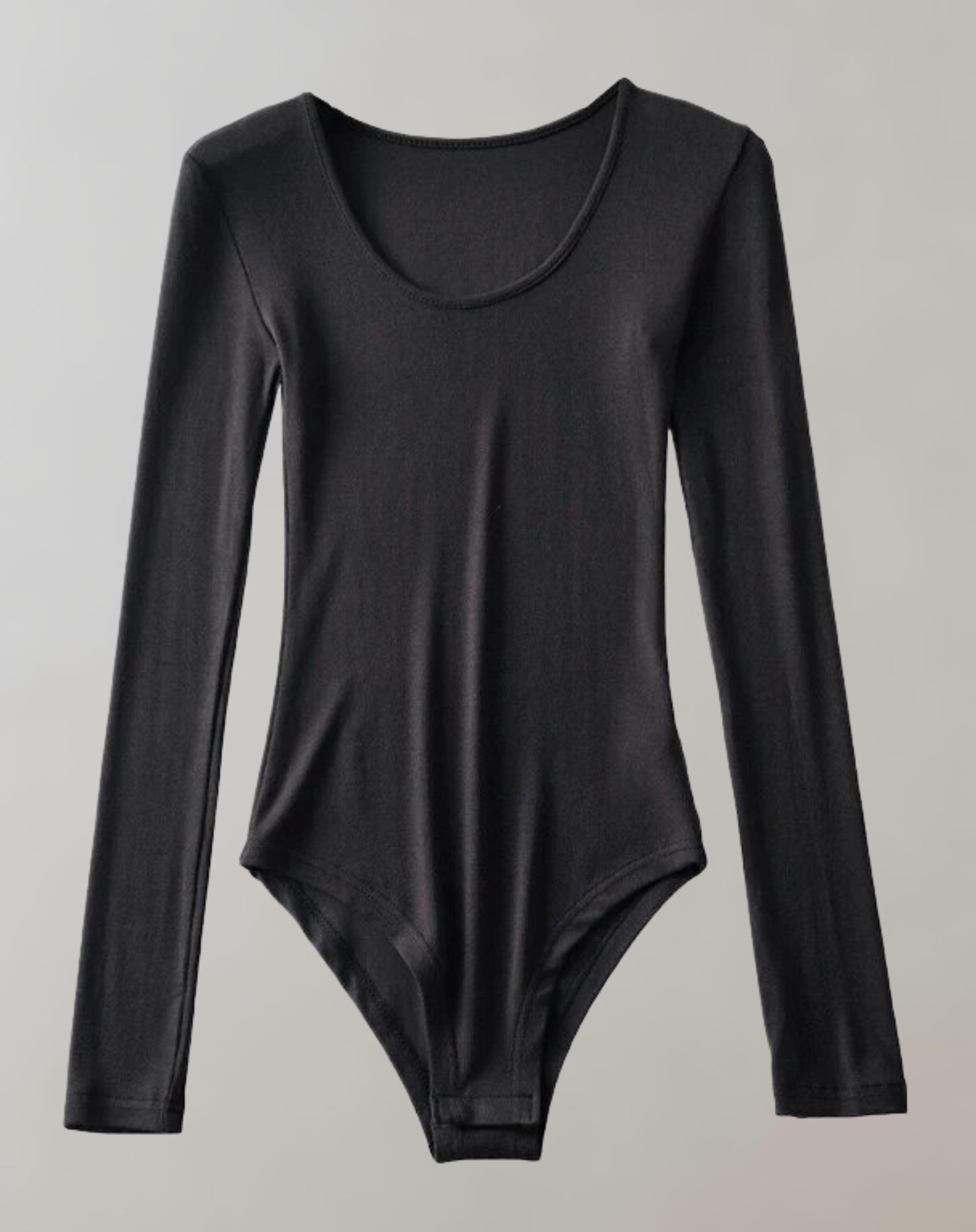 Marit - Bodysuit  Langärmelige O-Ausschnitt