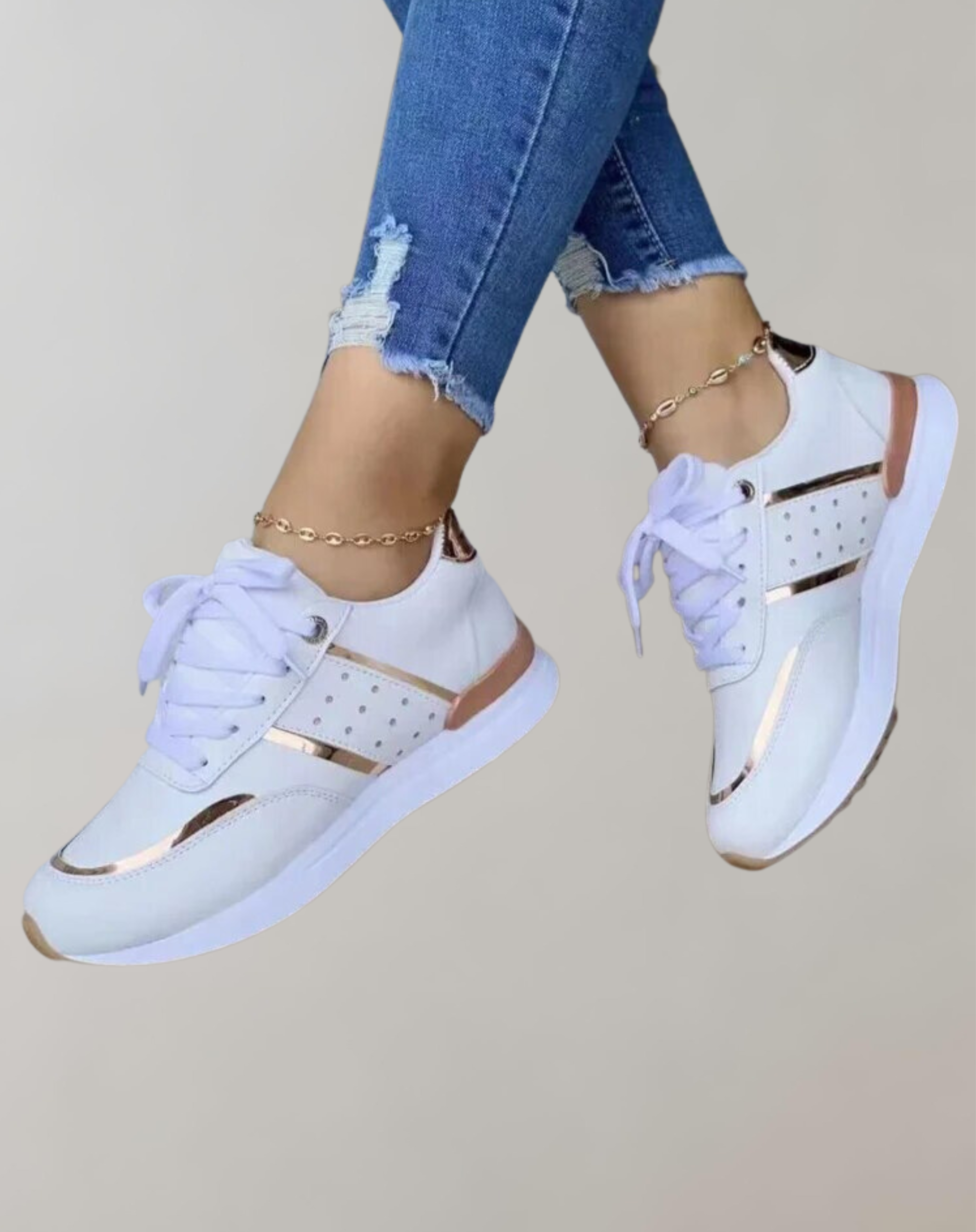Jente - Turnschuhe Schuhe Leder Patchwork