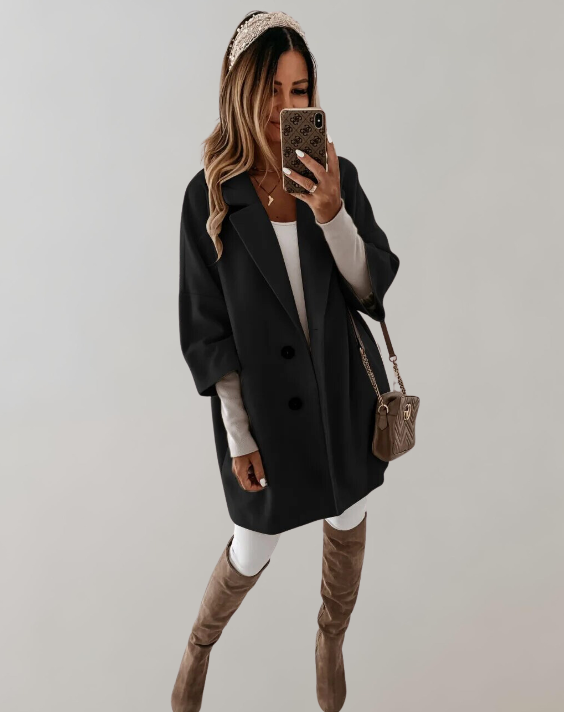 Eva - Wintermantel Frau Eleganter Trench