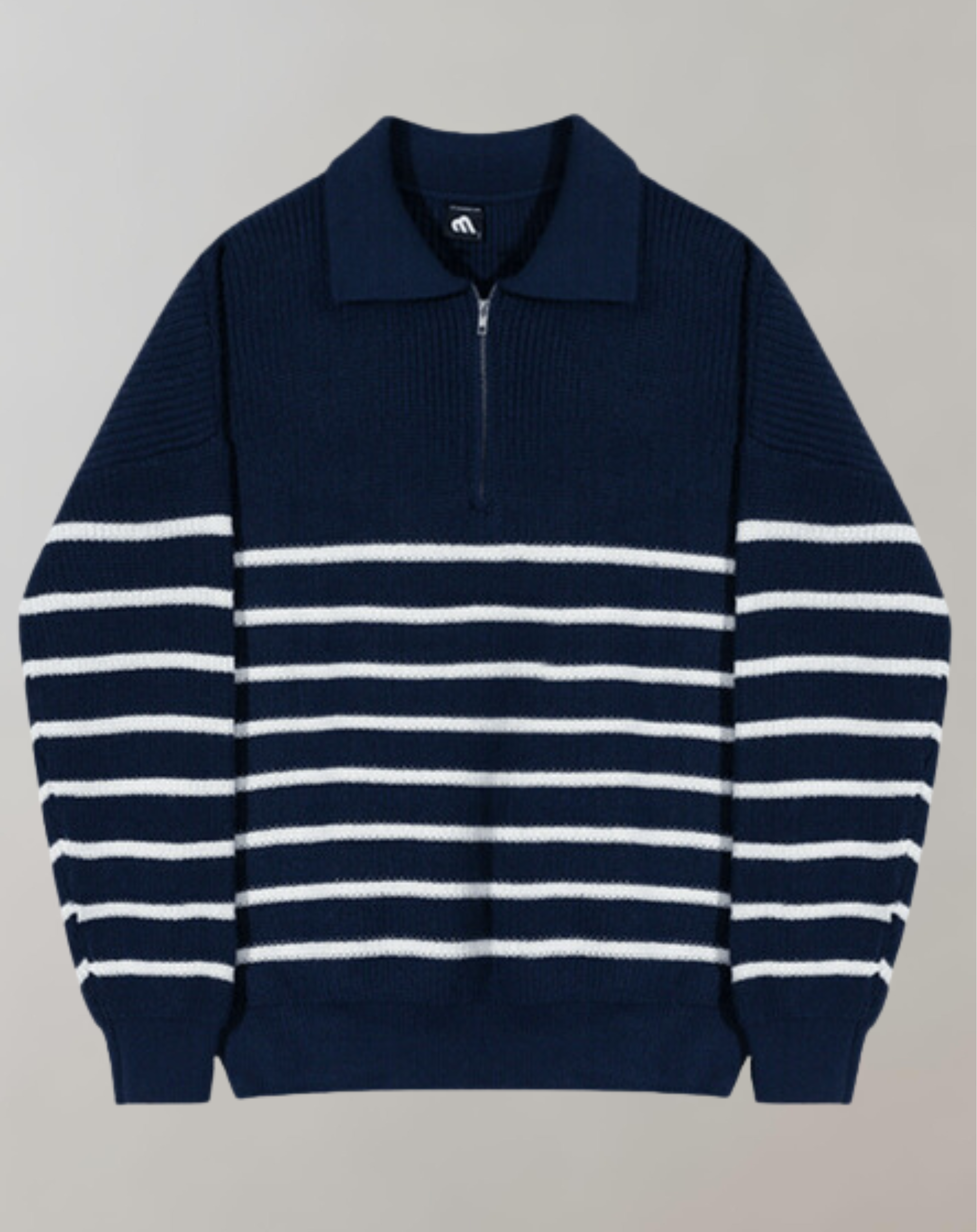 Lori - Striped Sweaters with Zip