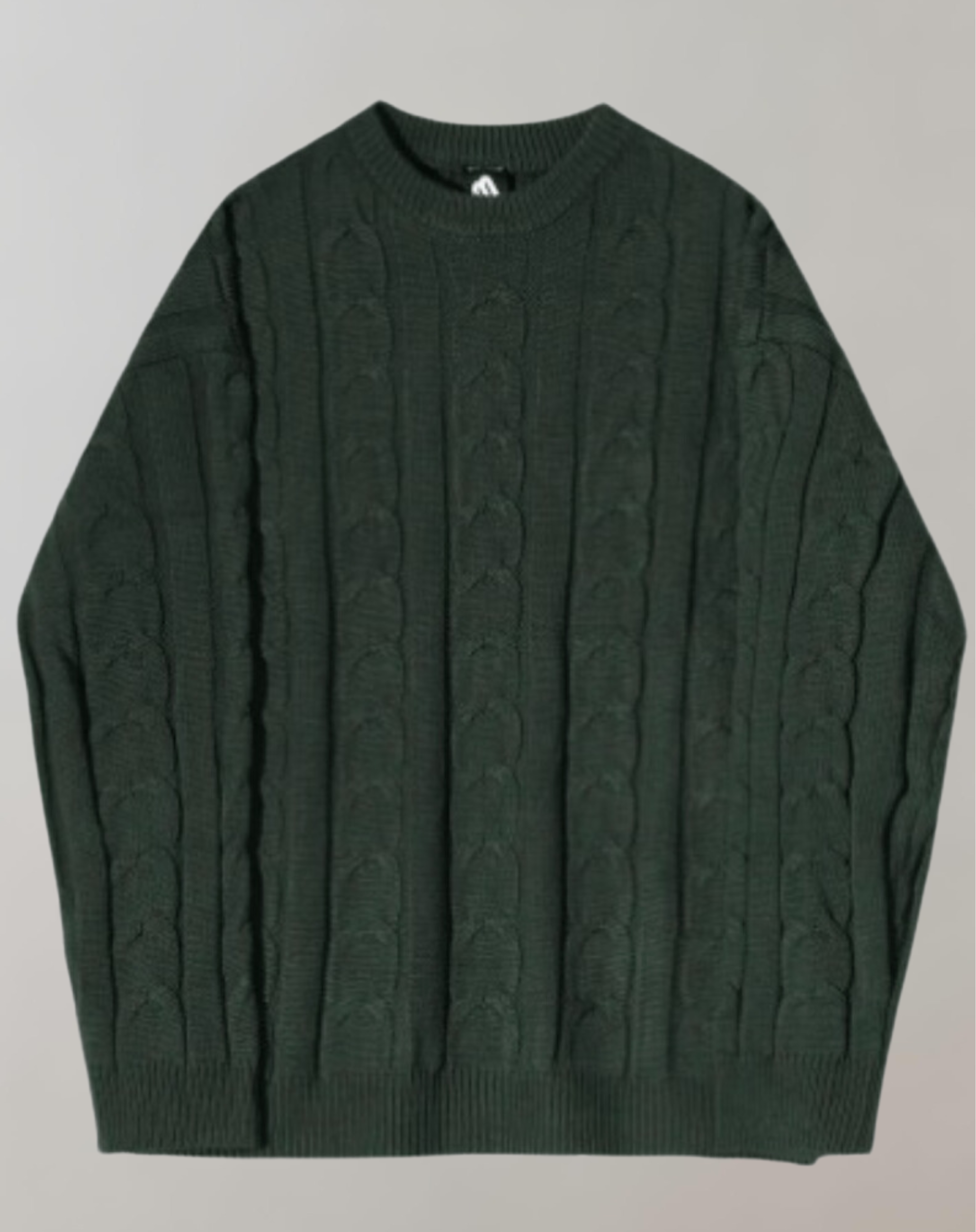 Olindo - Klassischer Zopfstrickpullover