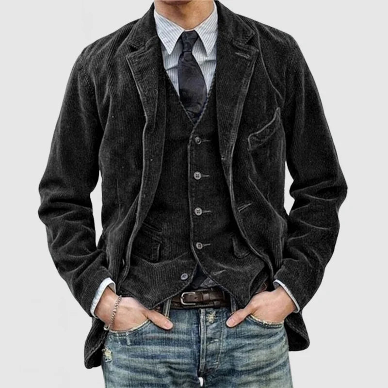 Eleganter Herren-Blazer aus Cord – Modernes Sakko für stilvolle Anlässe