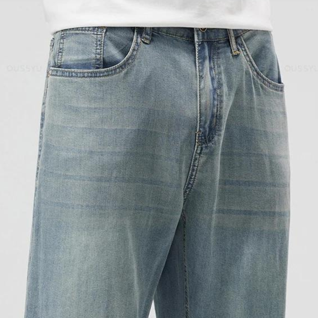 Moos - Klassische Herren Jeans in Gerade Passform