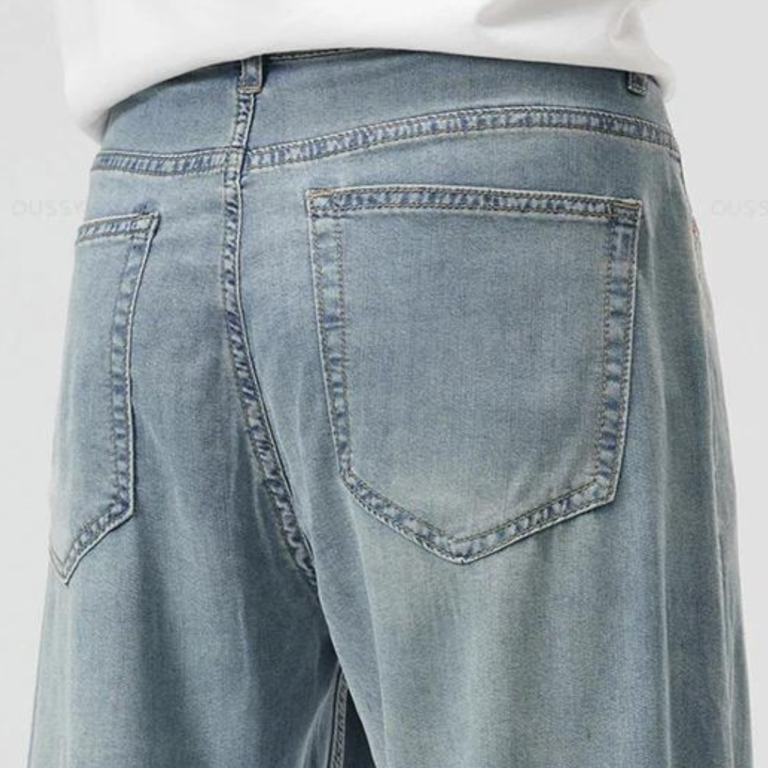Moos - Klassische Herren Jeans in Gerade Passform