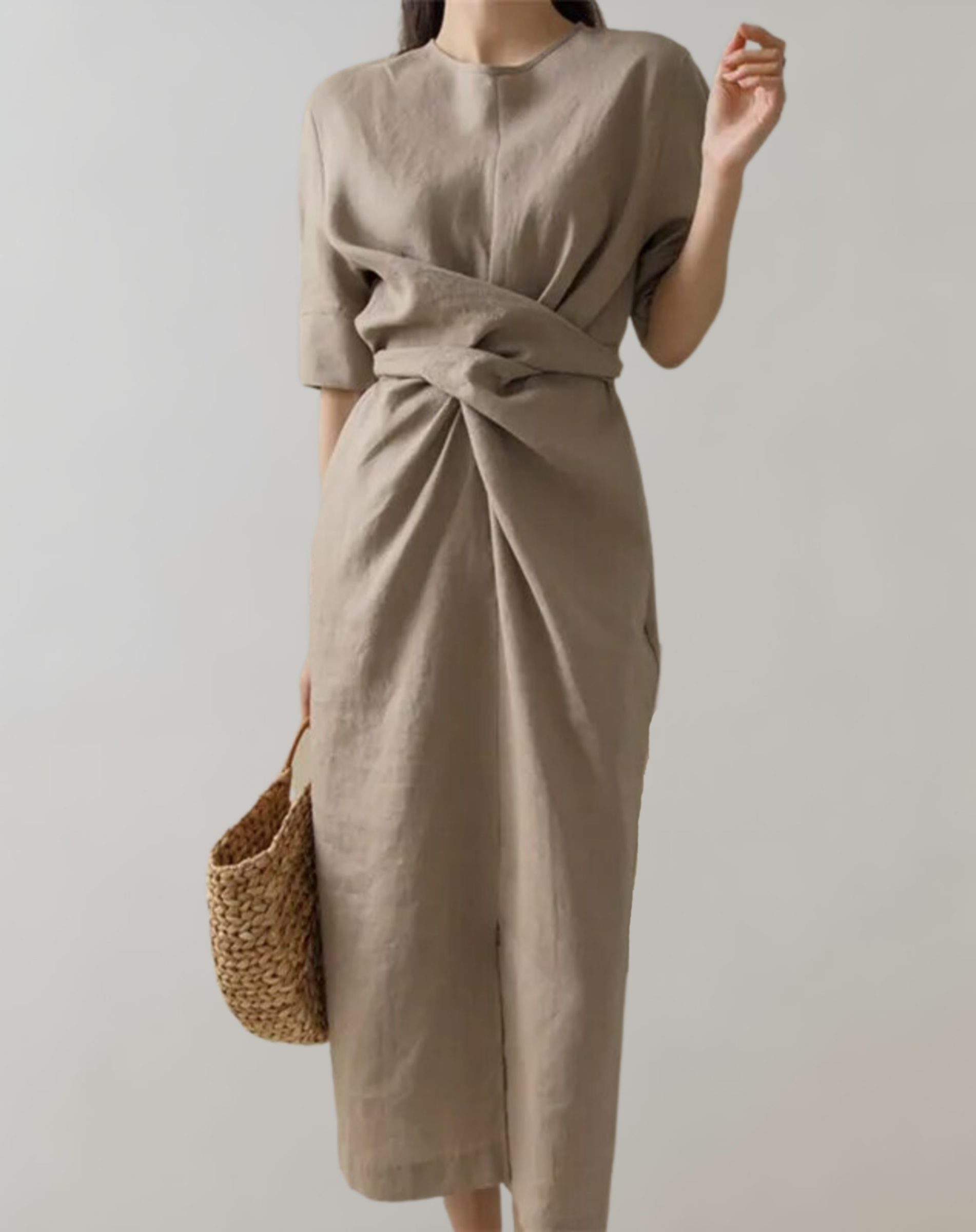 Helga - Kleid Schleife Taschen