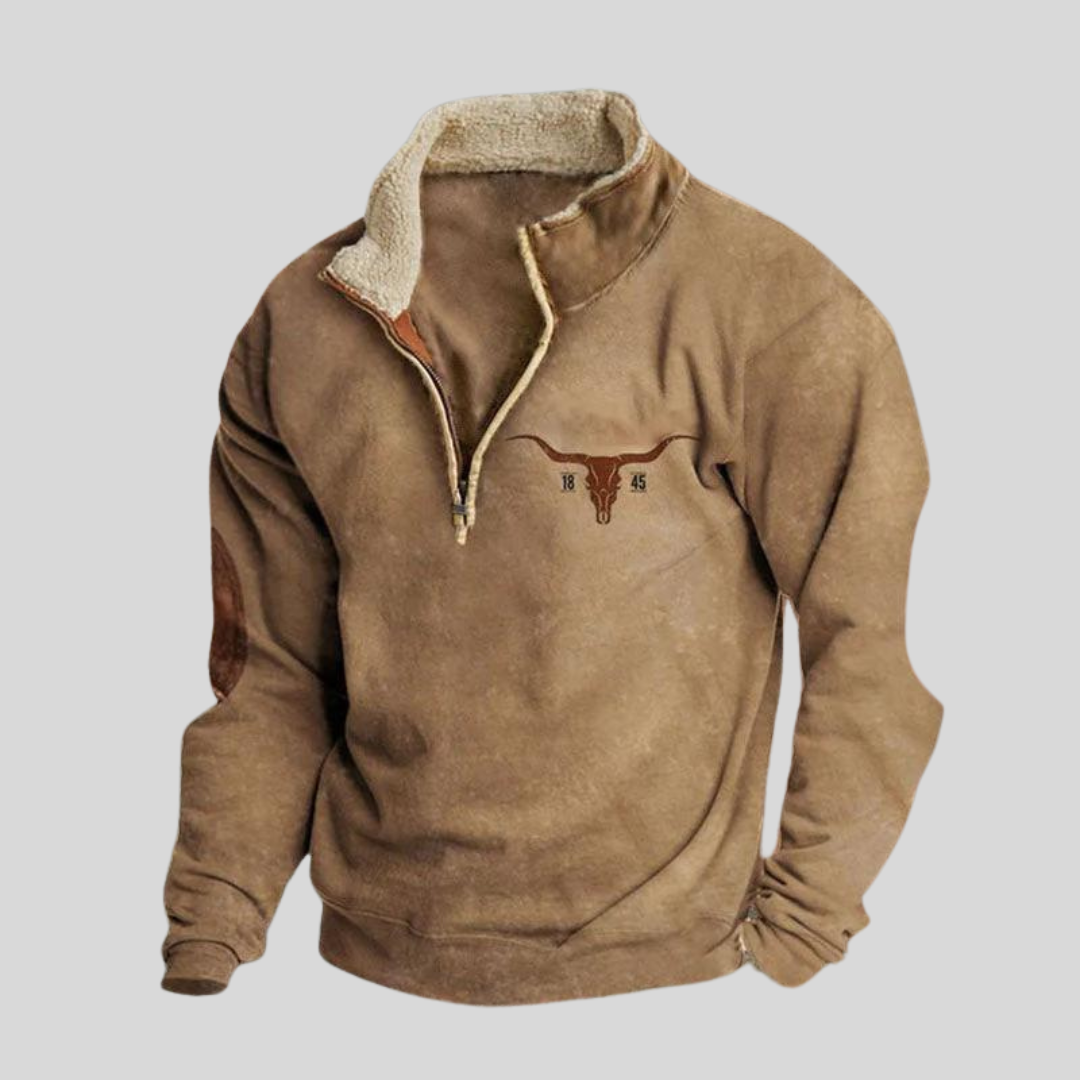 Vintage Herrenpullover mit klassischem Stil und zeitloser Eleganz