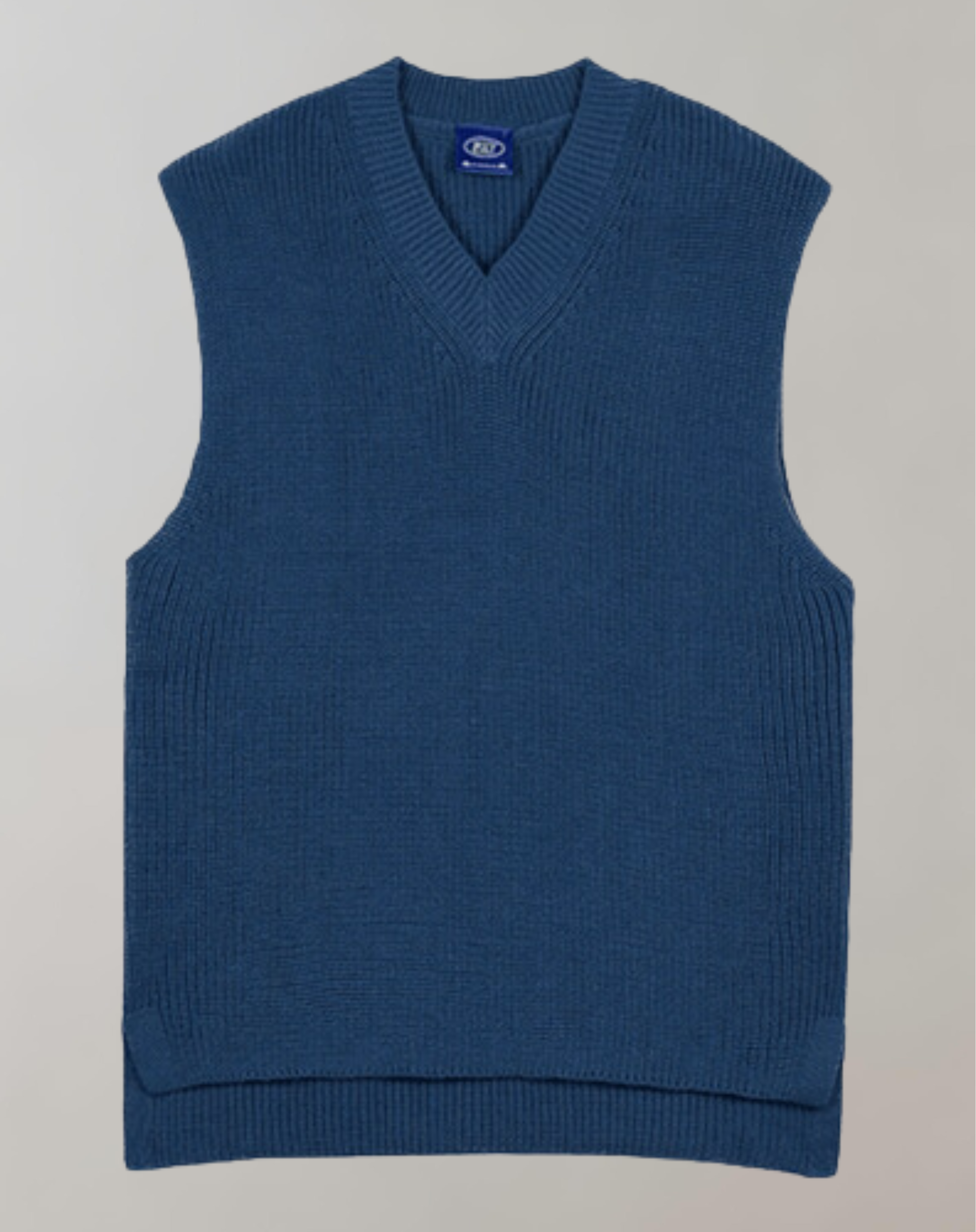 Piazza - Ribbed Sleeveless Pullover